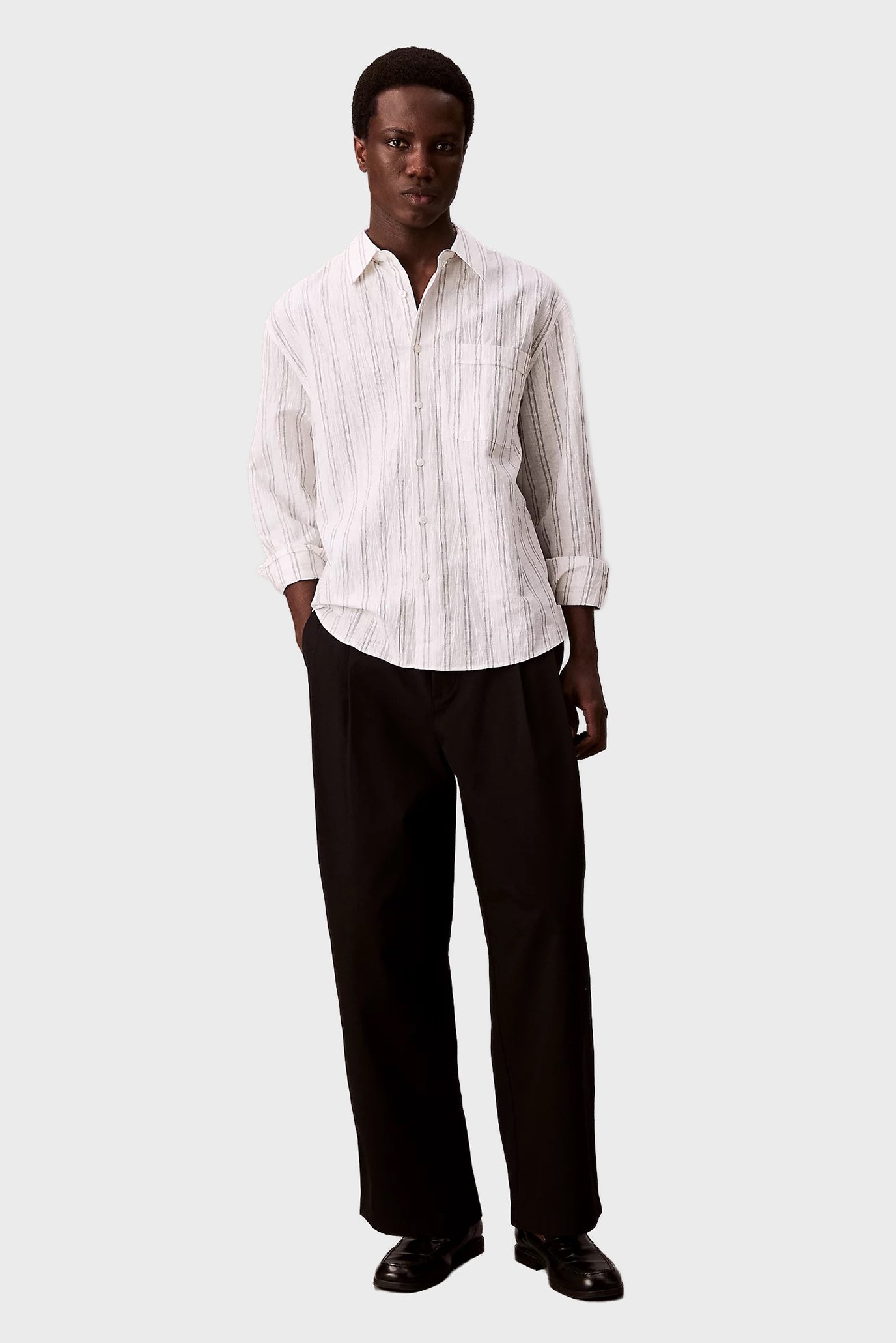 Штаны COTTON NYLON PLEATED HALF ELASTI 1