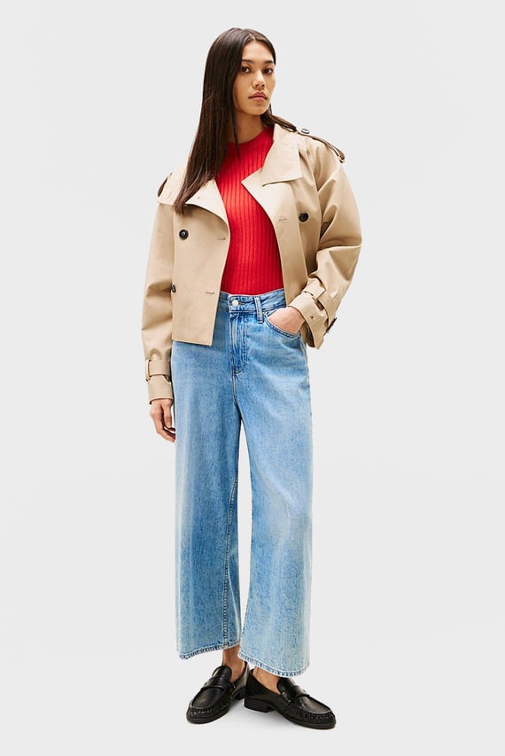 Джинсы WIDE LEG HW CROPPED SIA