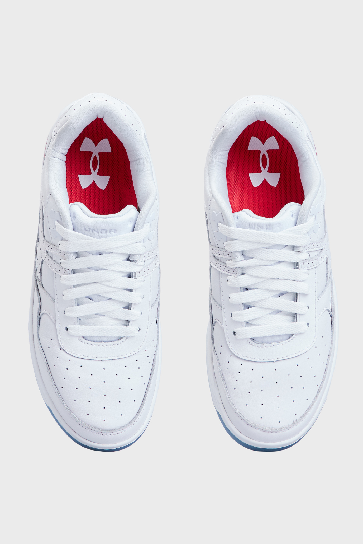 Женские белые кожаные кроссовки UA W Court 96 4