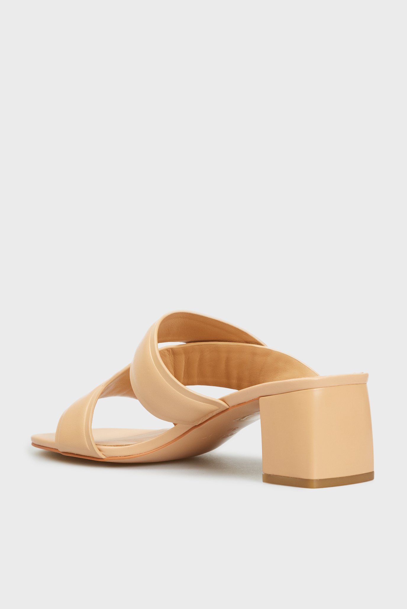 Женские бежевые кожаные мюли ShayaPRPY Женские бежевые кожаные мюли Shaya 5