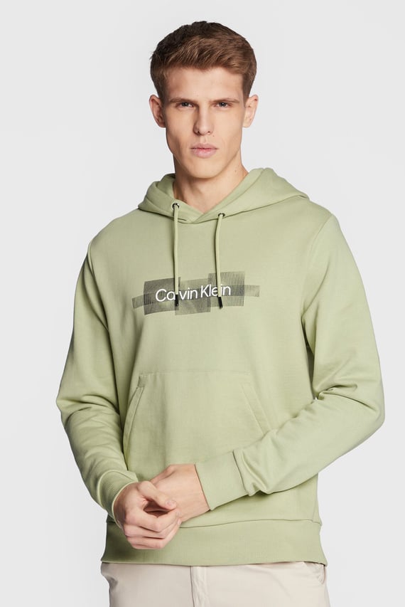 Худи BOX STRIPED LOGO HOODIE