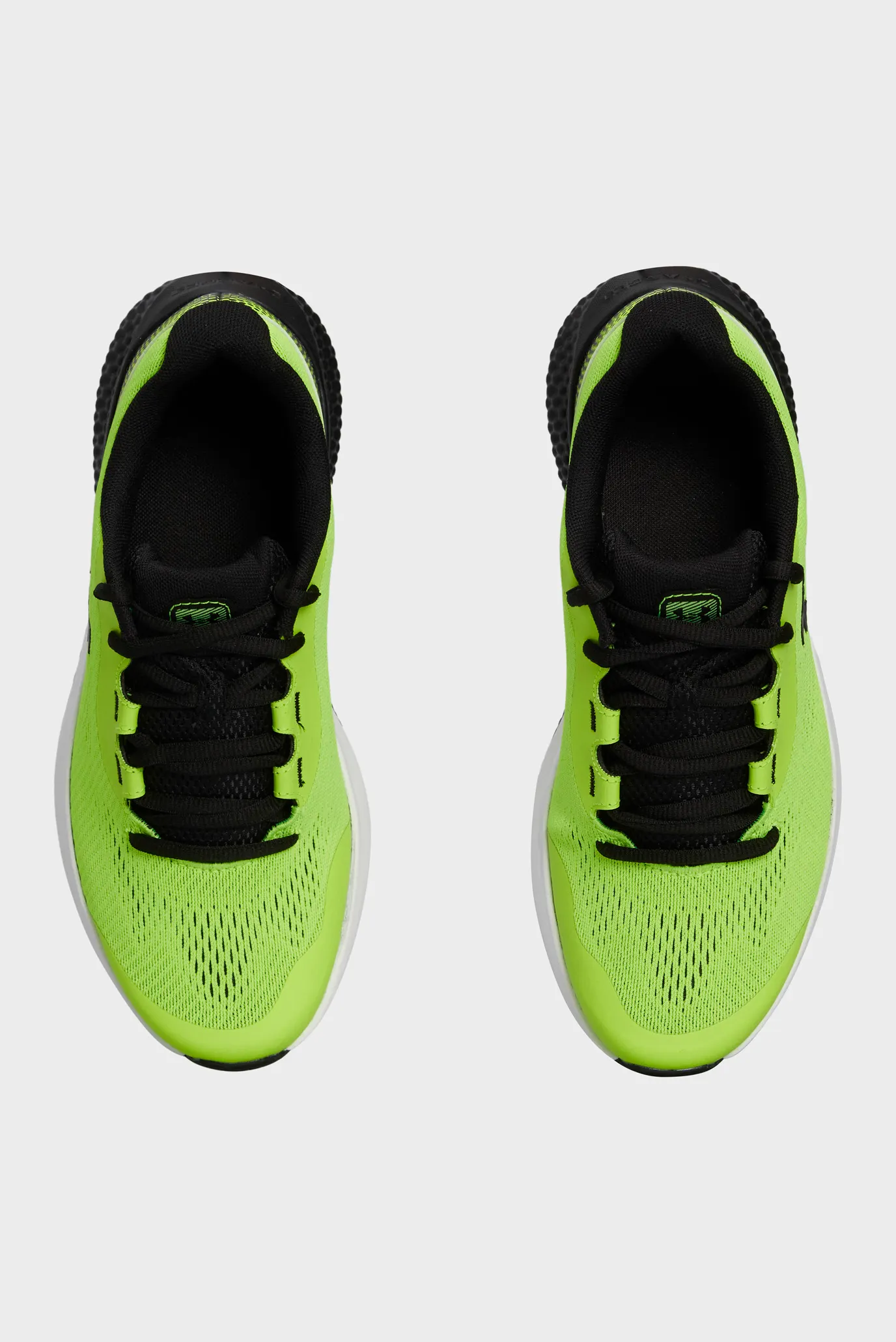 Детские салатовые кроссовки UA BGS Charged Rogue 4 4