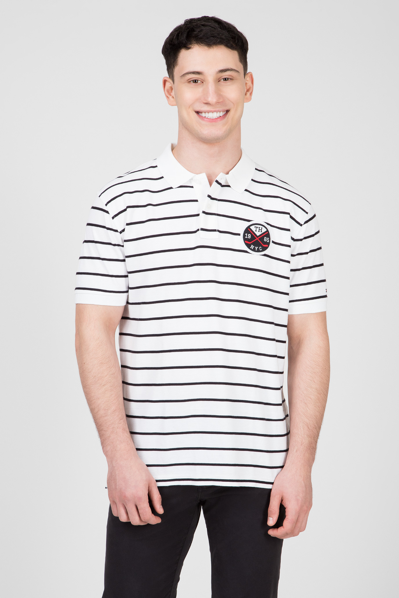 Мужское поло в полоску WCC TEXTURE STRIPE 6