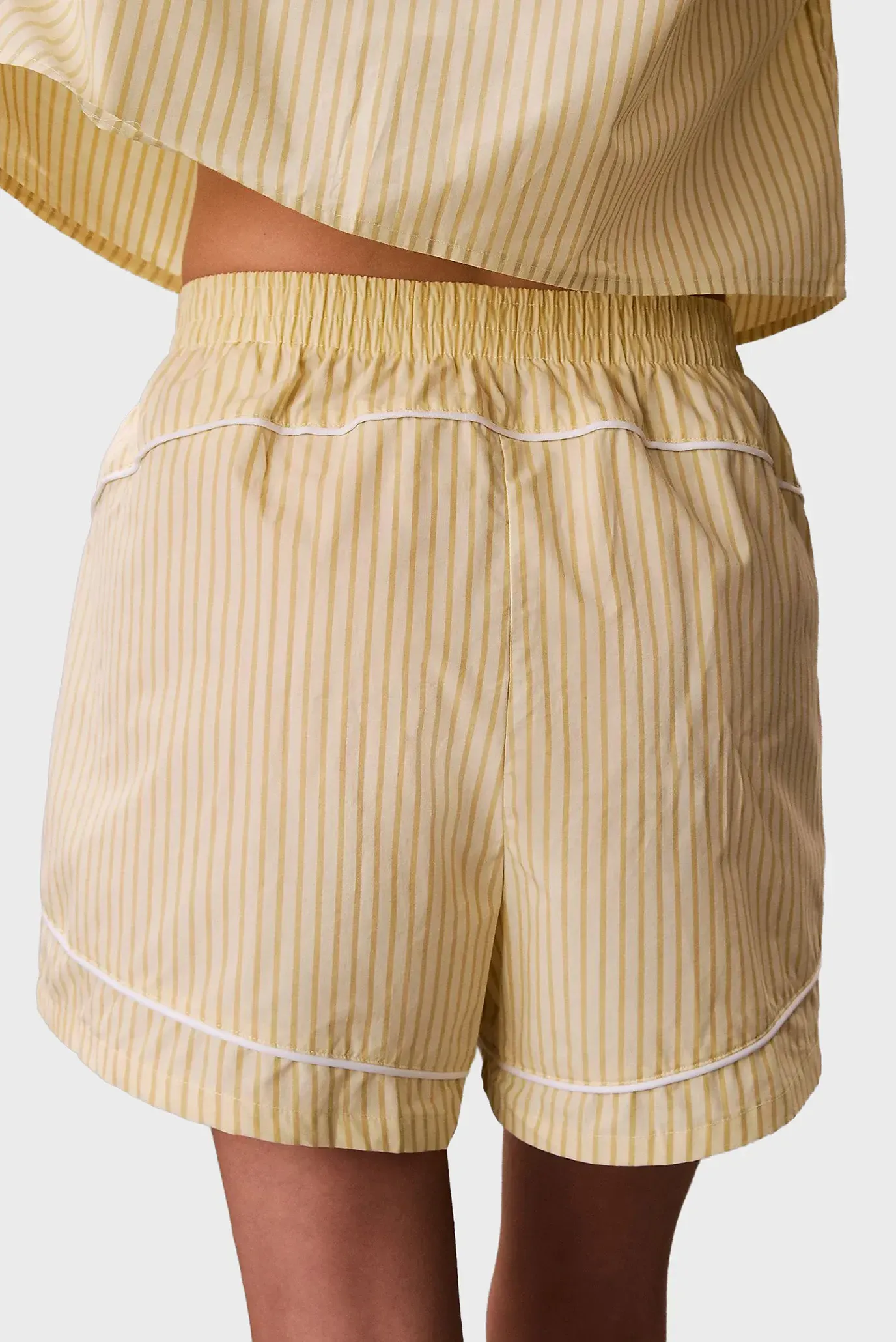 Шорты CK GRAPHIC POPLIN TRACK SHORT 4