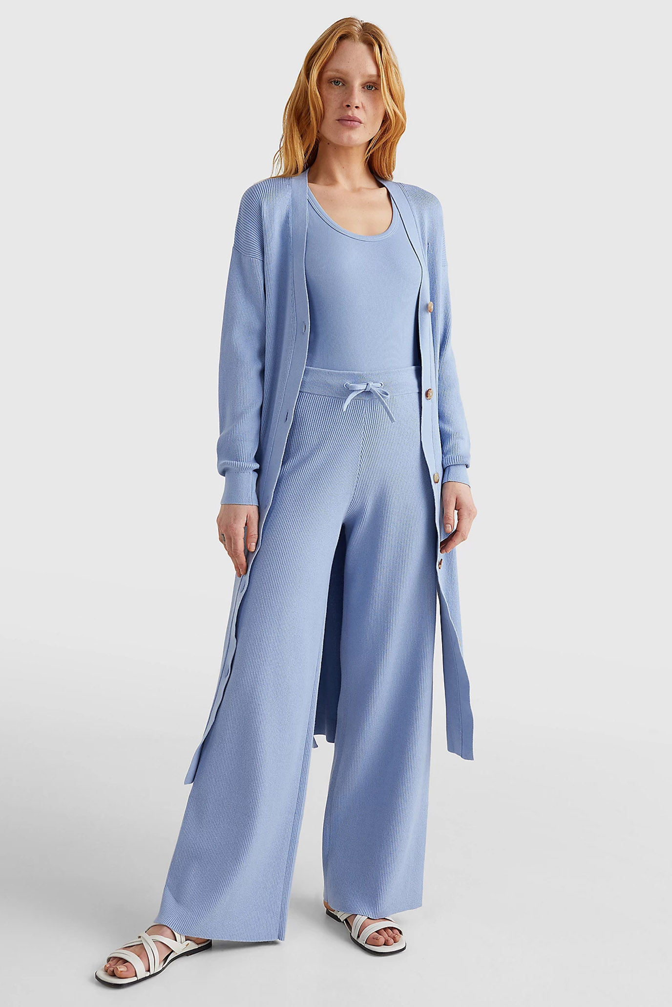 Штаны SOFT RIB WIDE LEG PANT 7