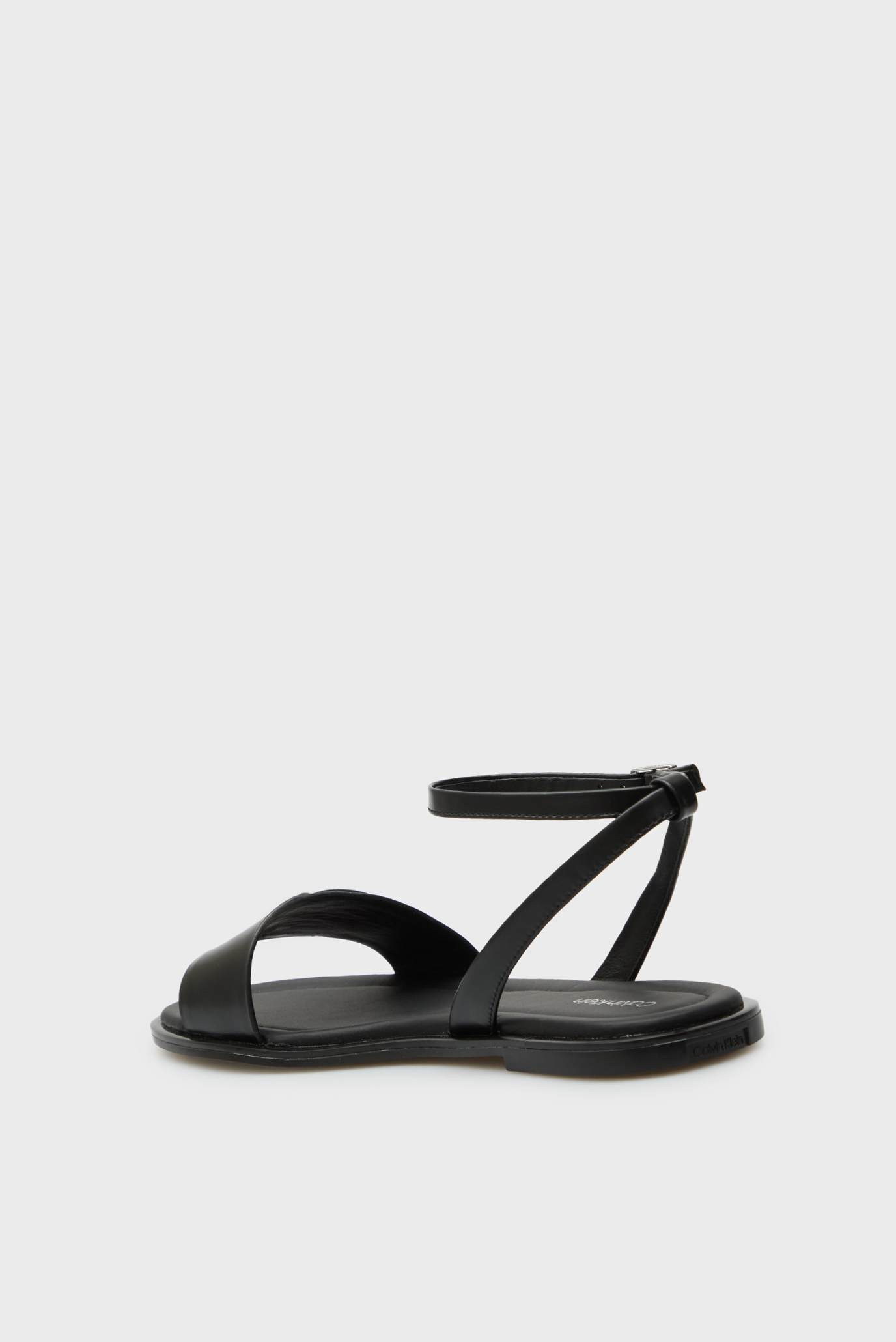 Женские черные кожаные сандалии FLATCalvin Klein Женские черные кожаные сандалии FLAT 5