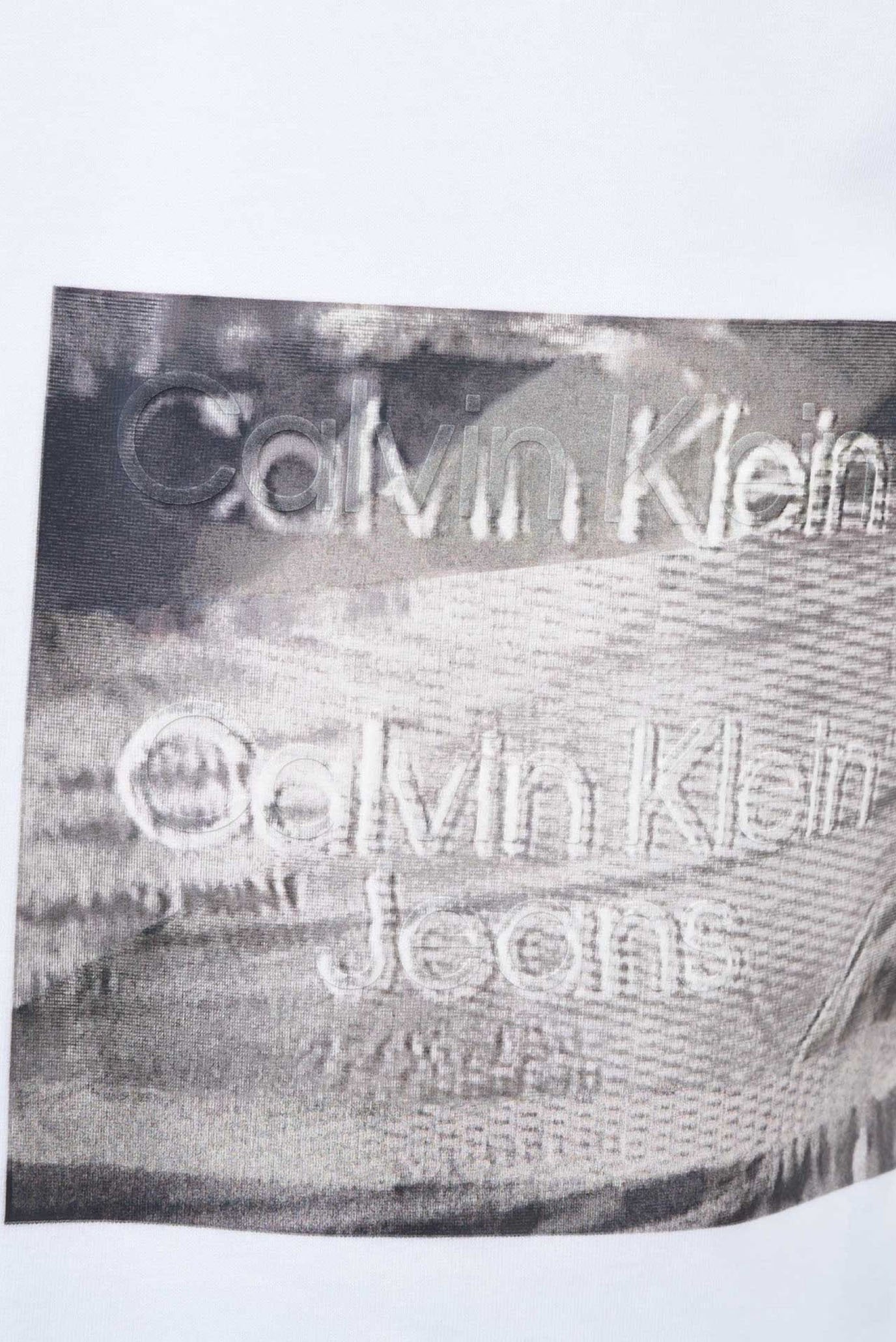 Мужская белая футболка MOTION BLUR PHOTOPRINT 2