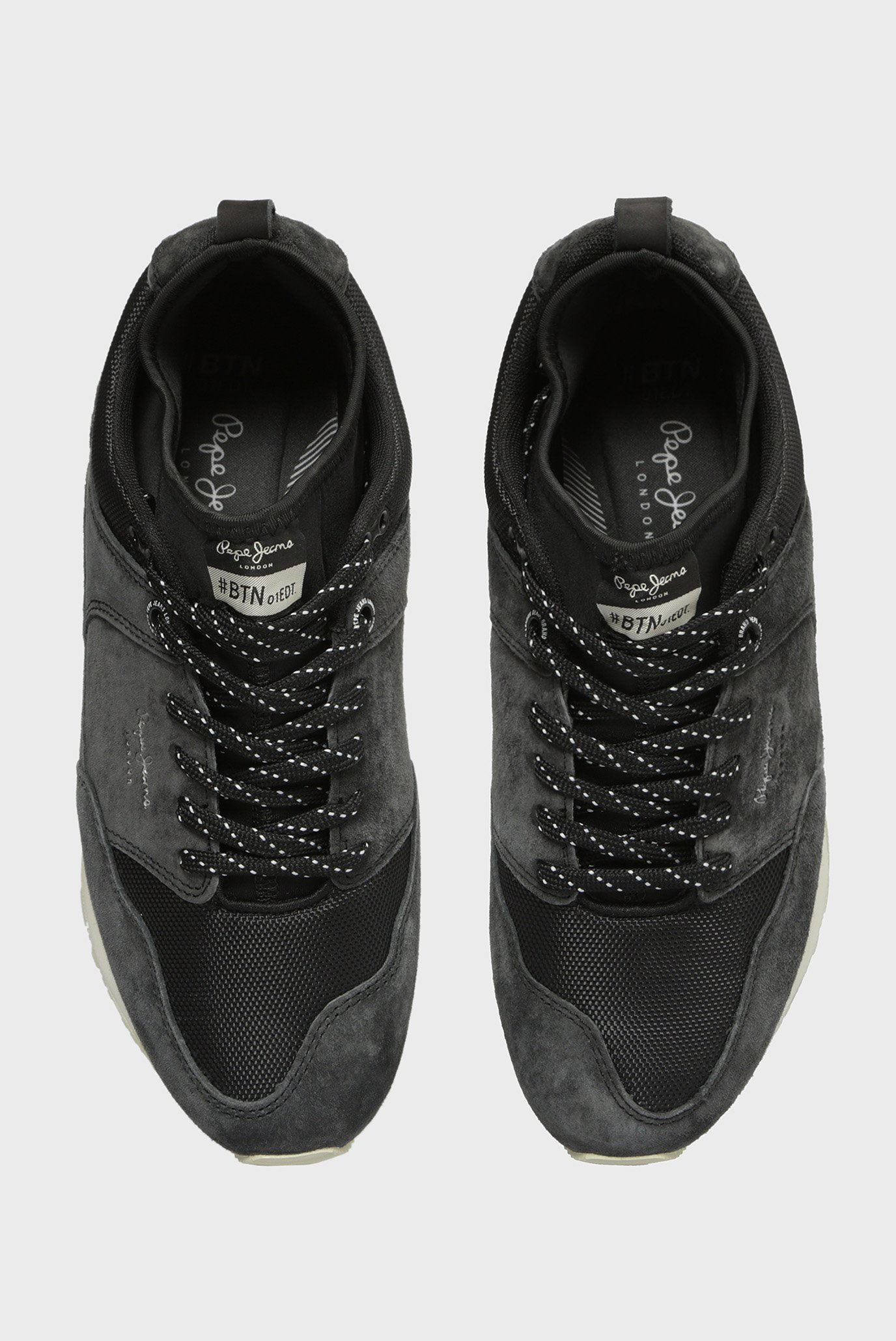 Мужские черные замшевые кроссовки 3