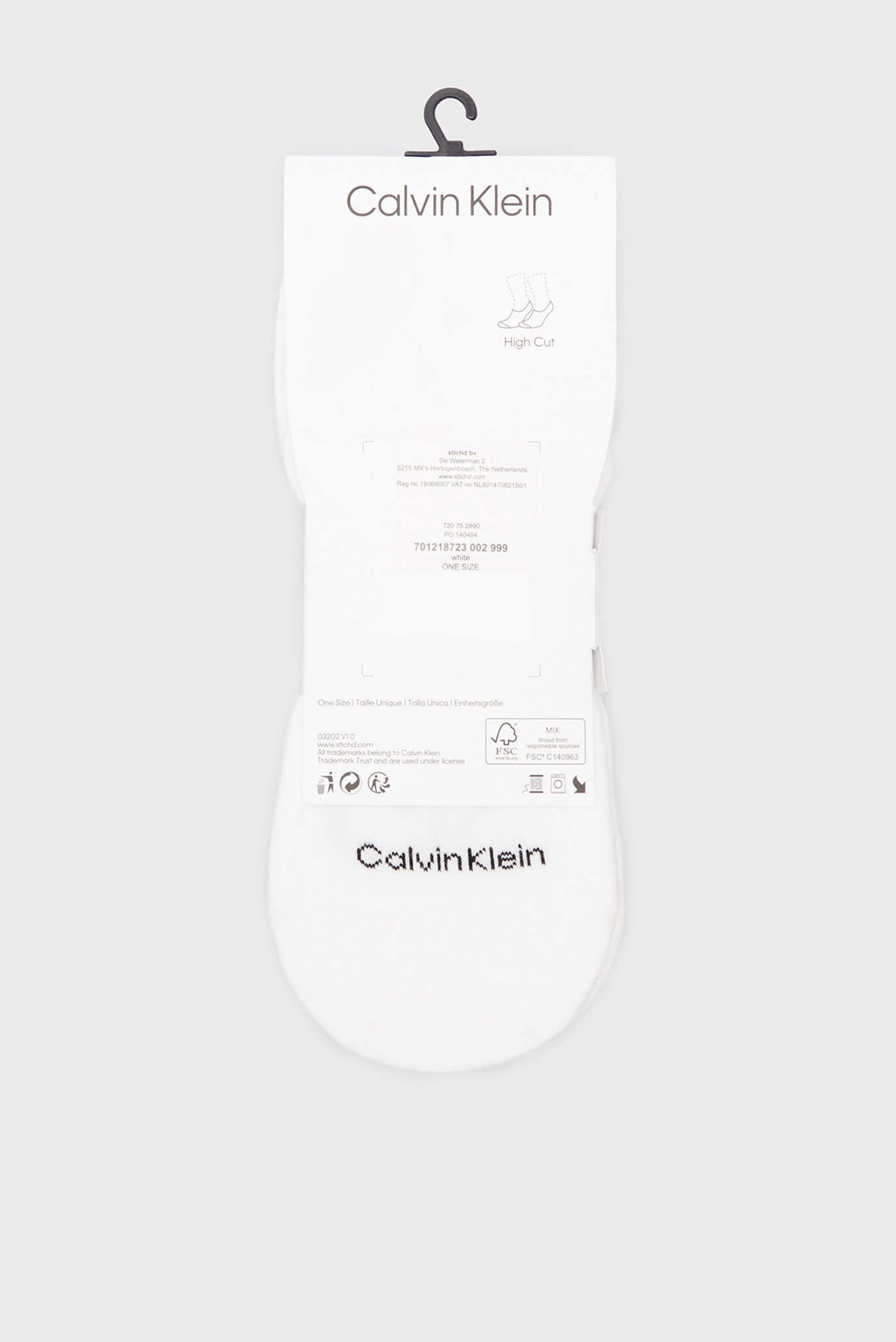 Следы CK MEN FOOTIE HIGH CUT 3P LOGO 6