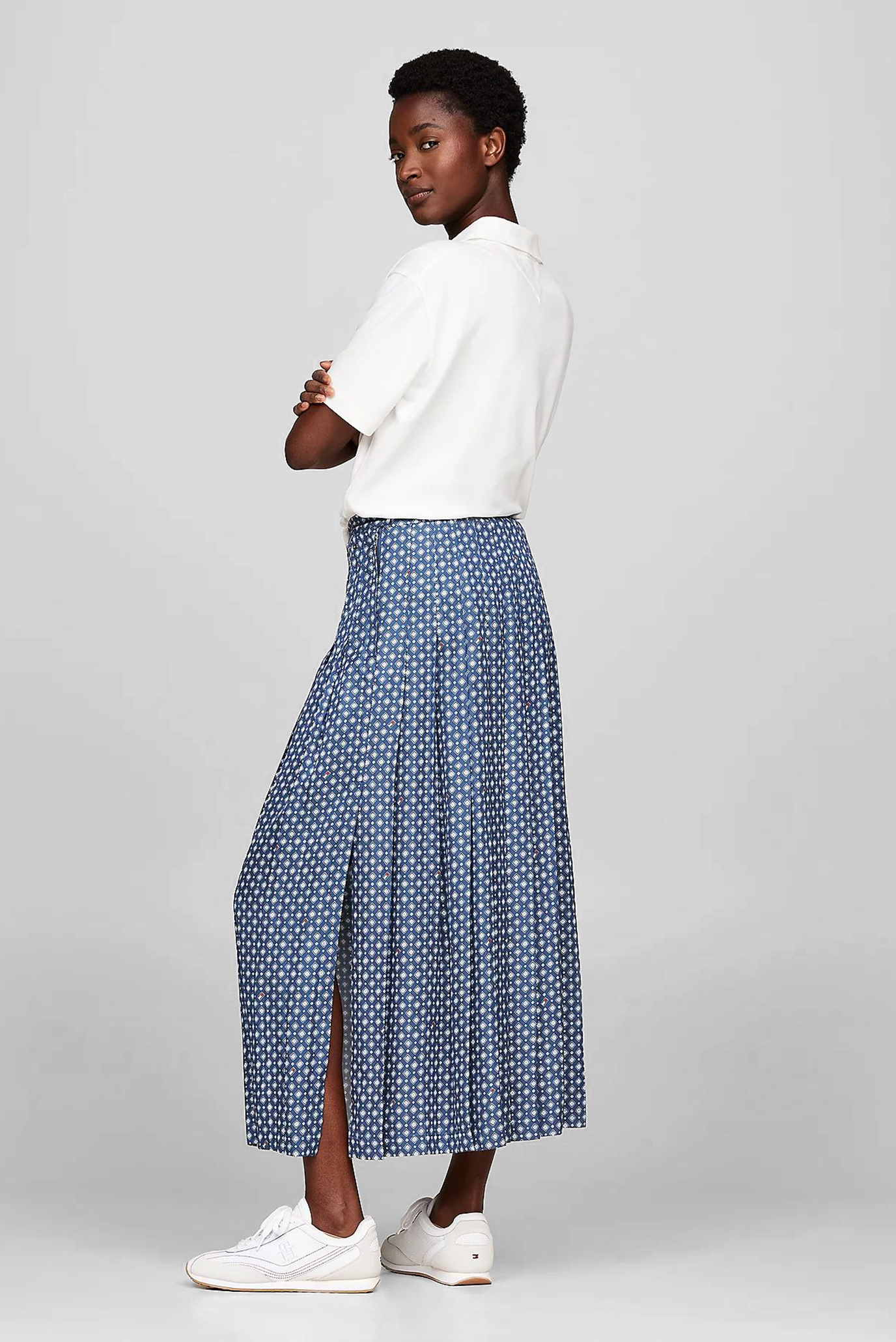Юбка FOULARD PLEATED MIDI SKIRT 3