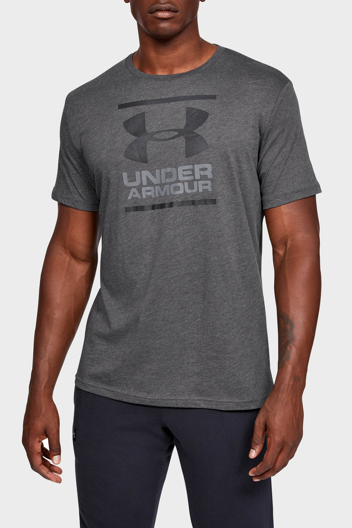Мужская серая футболка UA GL Foundation SS T 6