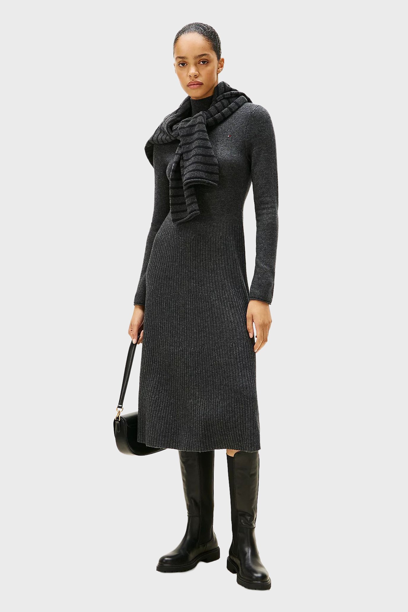 Платье SOFT WOOL LS MOCK-NK SWT DRESS 1