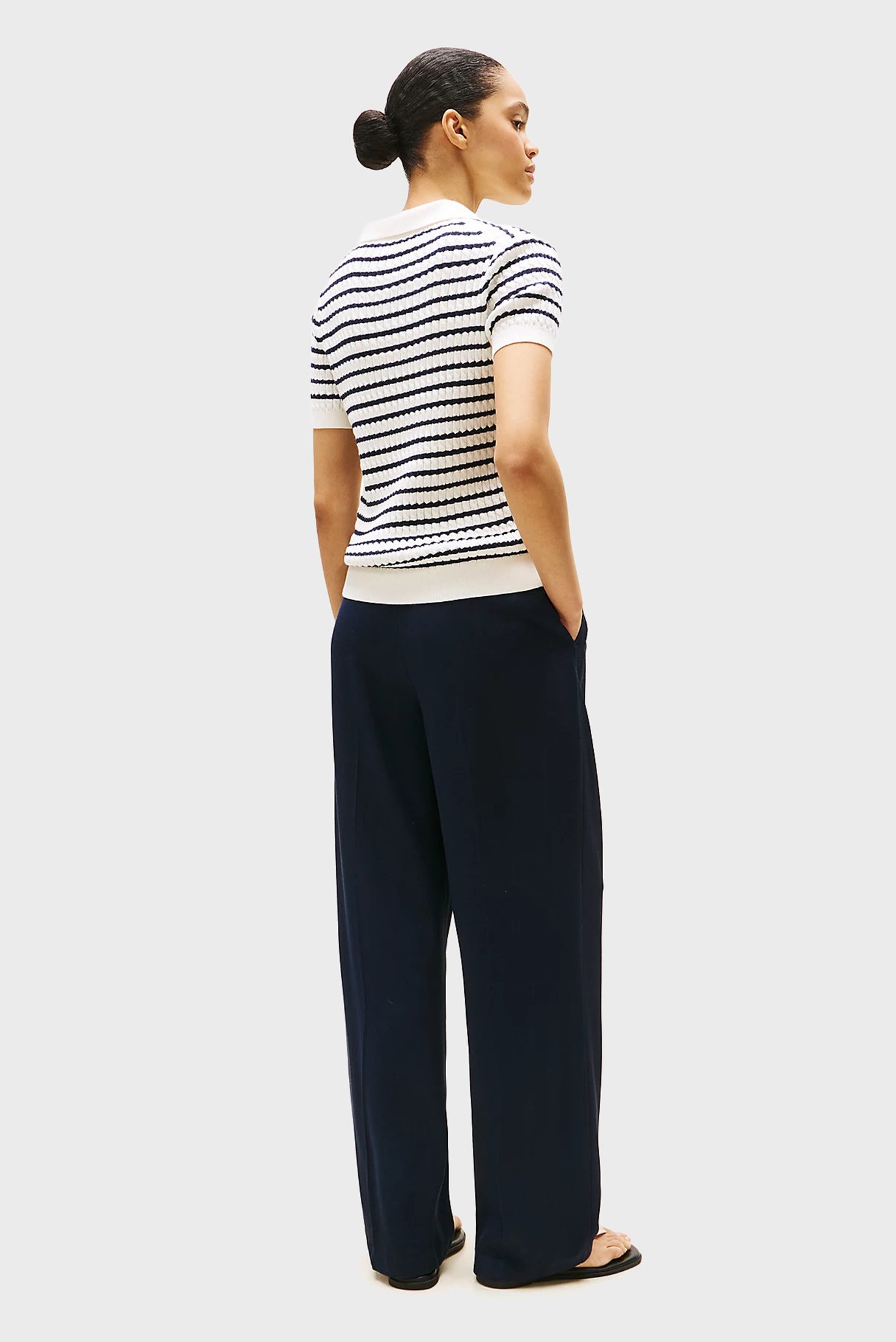 Поло CO CABLE POLO-NK SS SWEATER 3