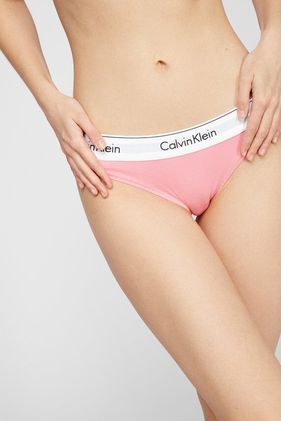 Женские розовые трусики Calvin Klein