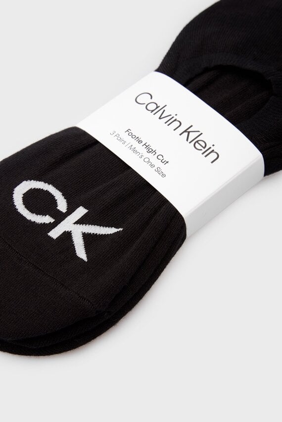 Следы CK MEN FOOTIE HIGH CUT 3P LOGO