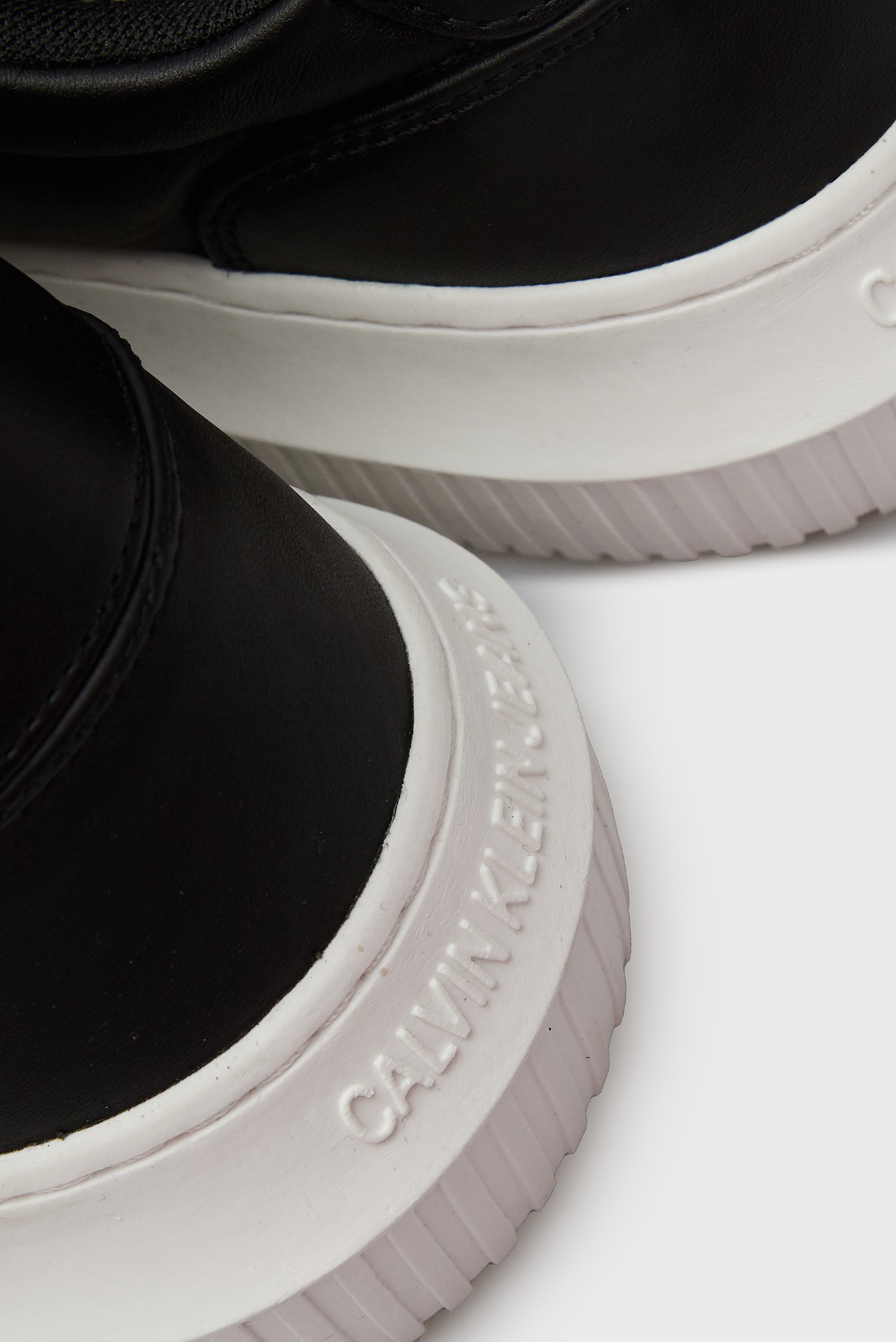 Мужские черные кожаные сникерсы CHUNKY CUPSOLE CLEAN LOW 2