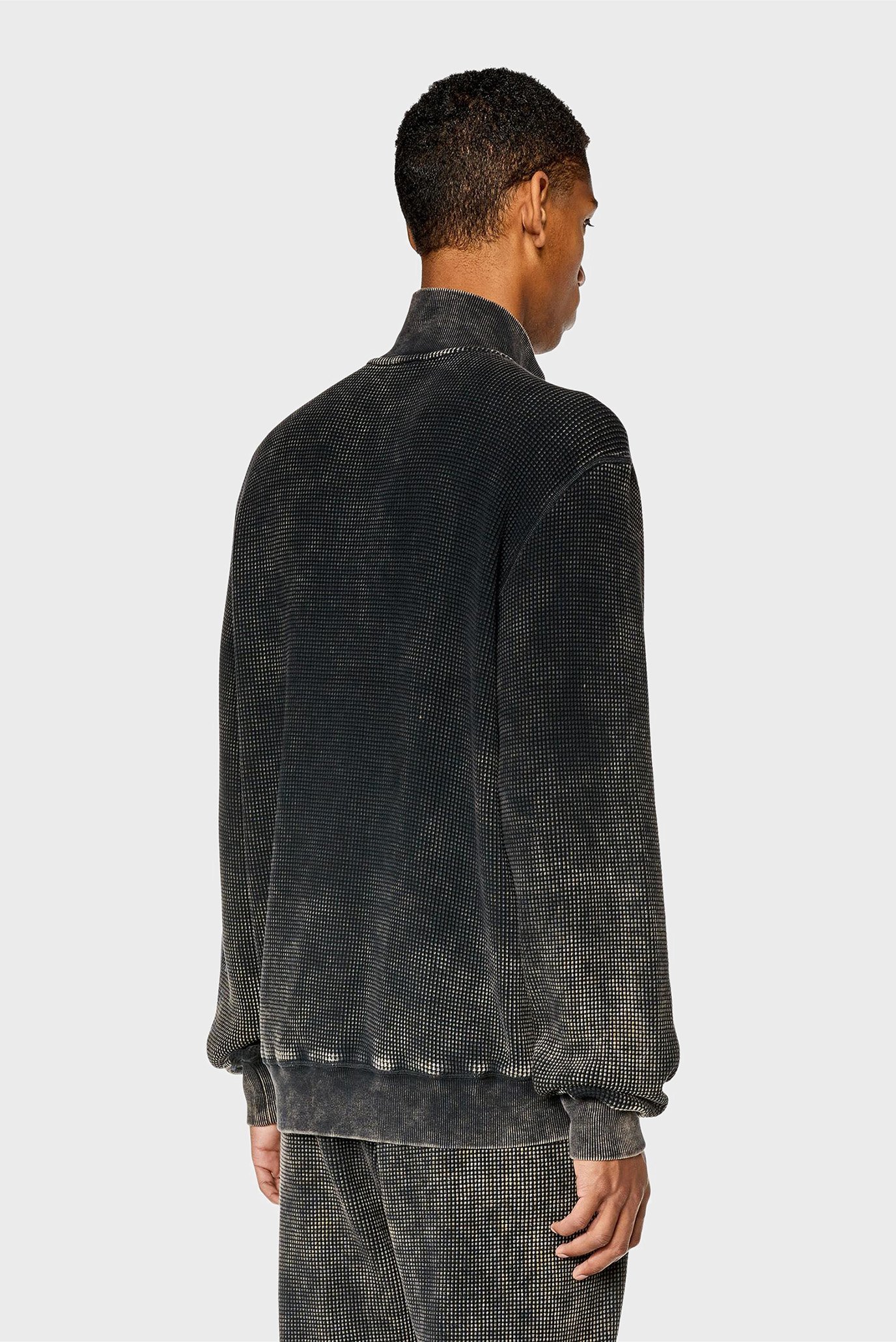 Мужская черная спортивная кофта S-GINAFY-ZIP FELPA 2