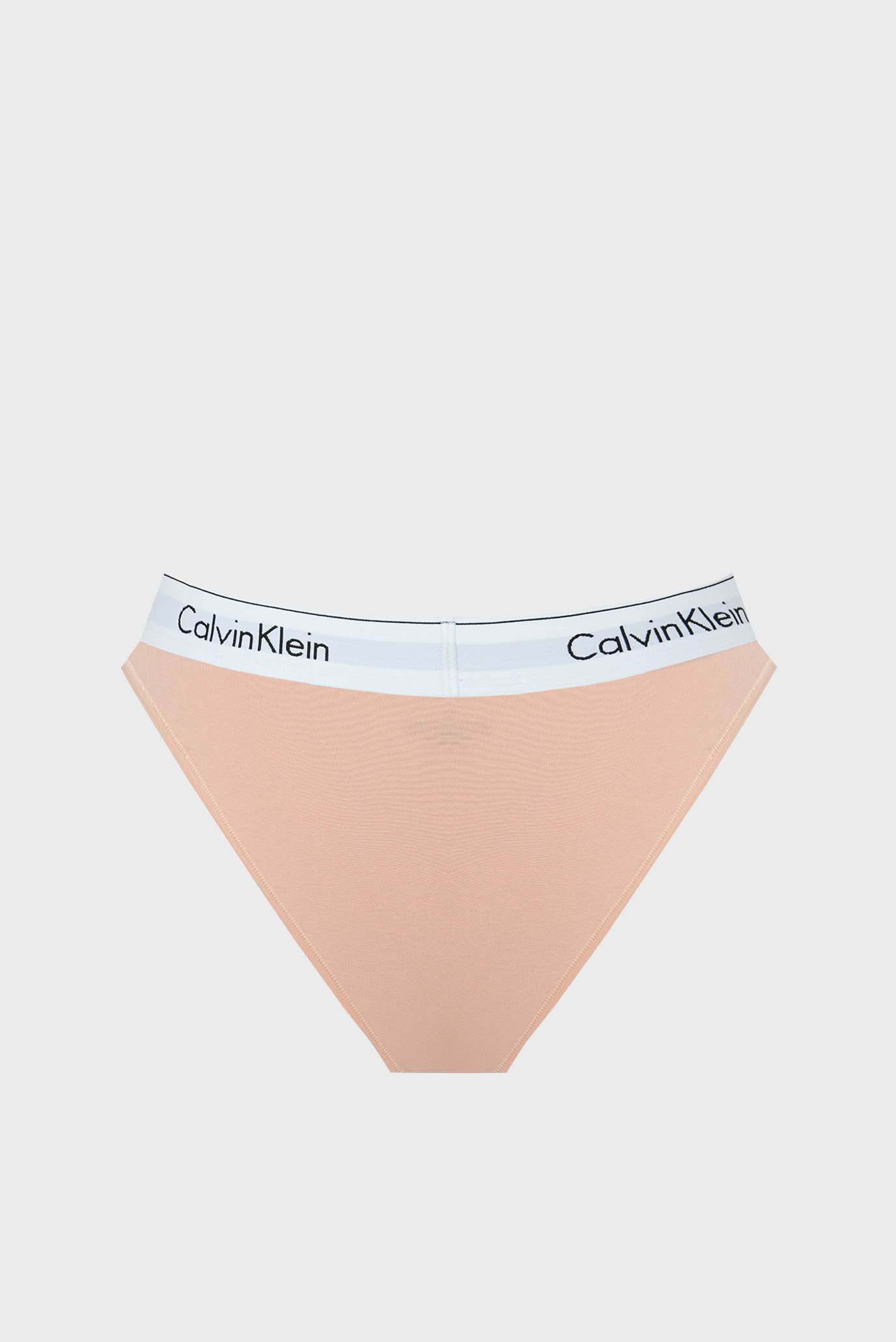 Женские персиковые трусики HIGH LEG TANGA 7