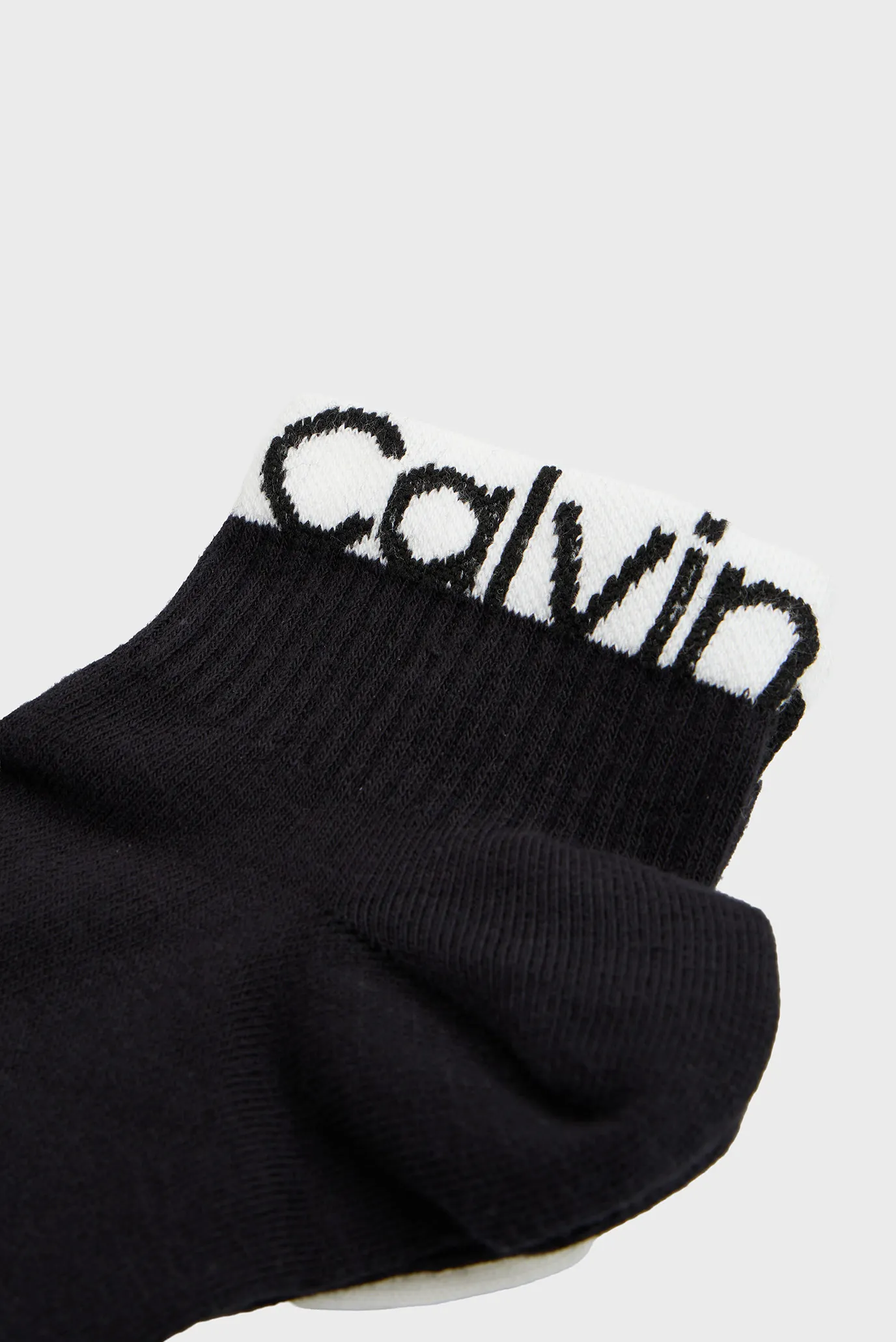 Носки CK MEN QUARTER 2P LOGO STRIPE 2