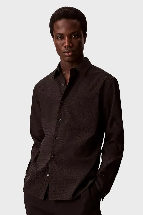 Рубашка LS SOLID SEERSUCKER CLASSIC SHIR Calvin Klein