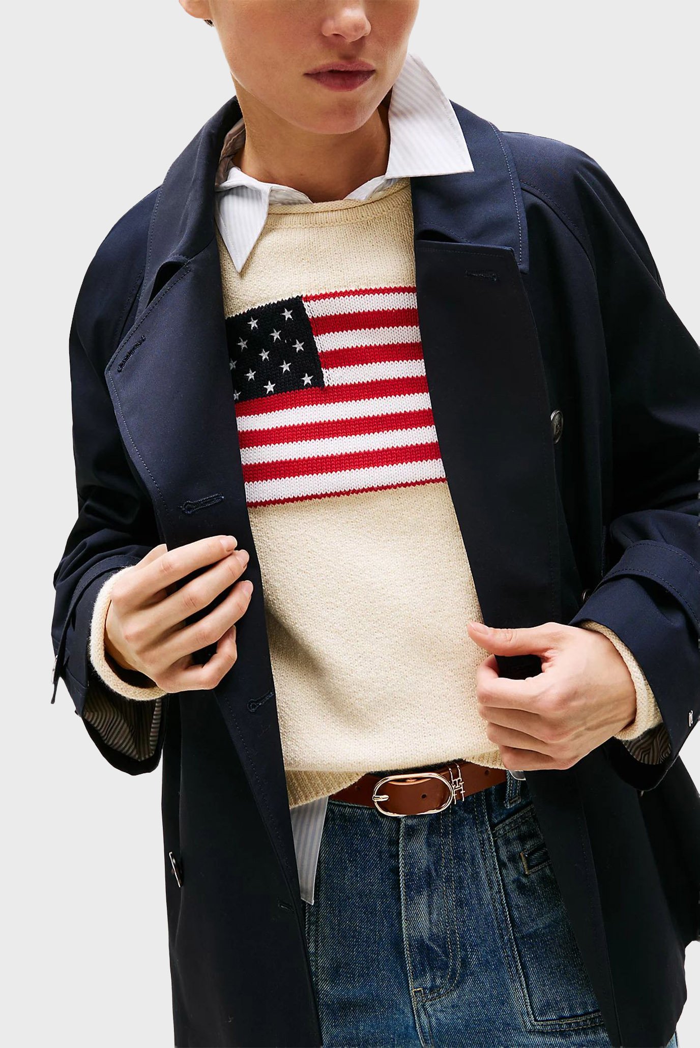 Пальто/COTTON REG SHORT TRENCH COAT 5