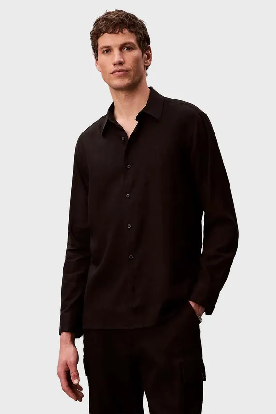 Рубашка LS SOLID LINEN CLASSIC SHIRT Calvin Klein