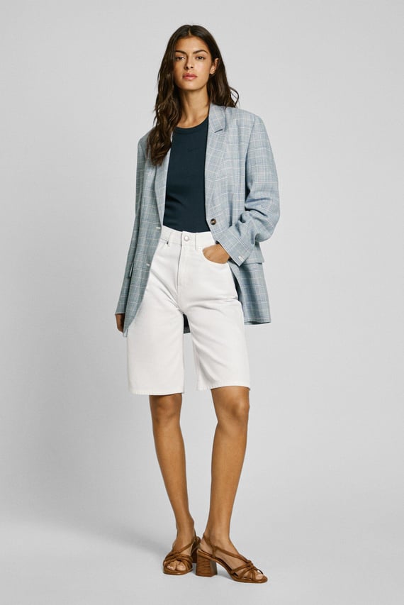Шорты BERMUDA SHORT UHW WHT
