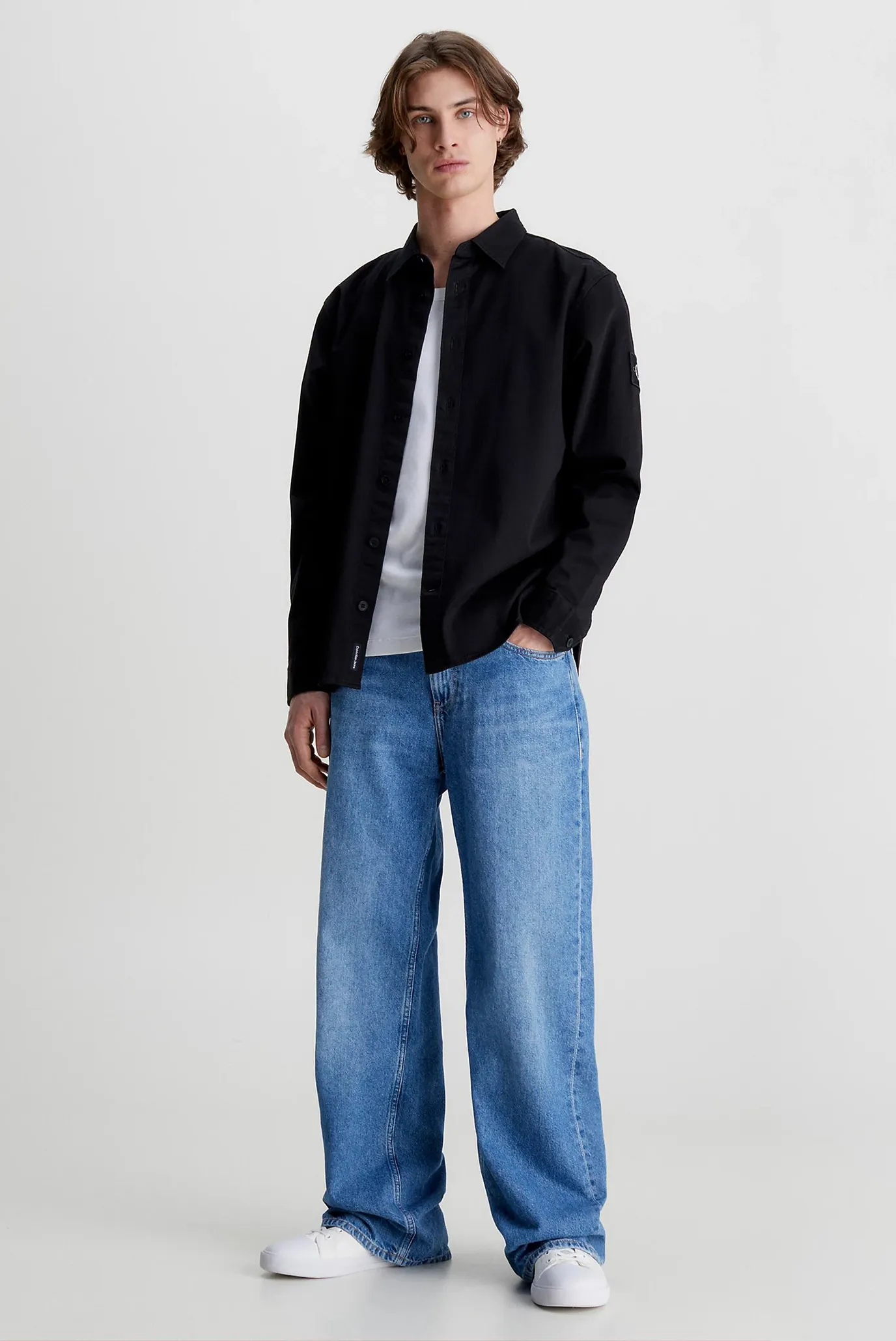 Рубашка MONOLOGO BADGE RELAXED SHIRT 4