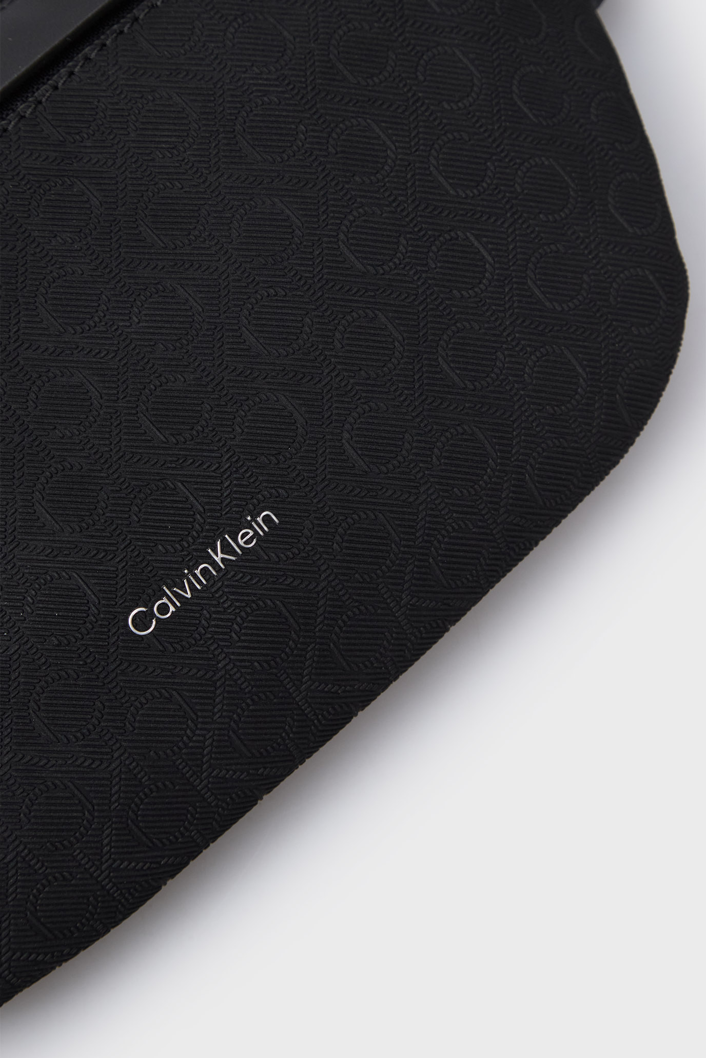 Мужская черная поясная сумка с узором CK MUST WAISTBAG MONO 4