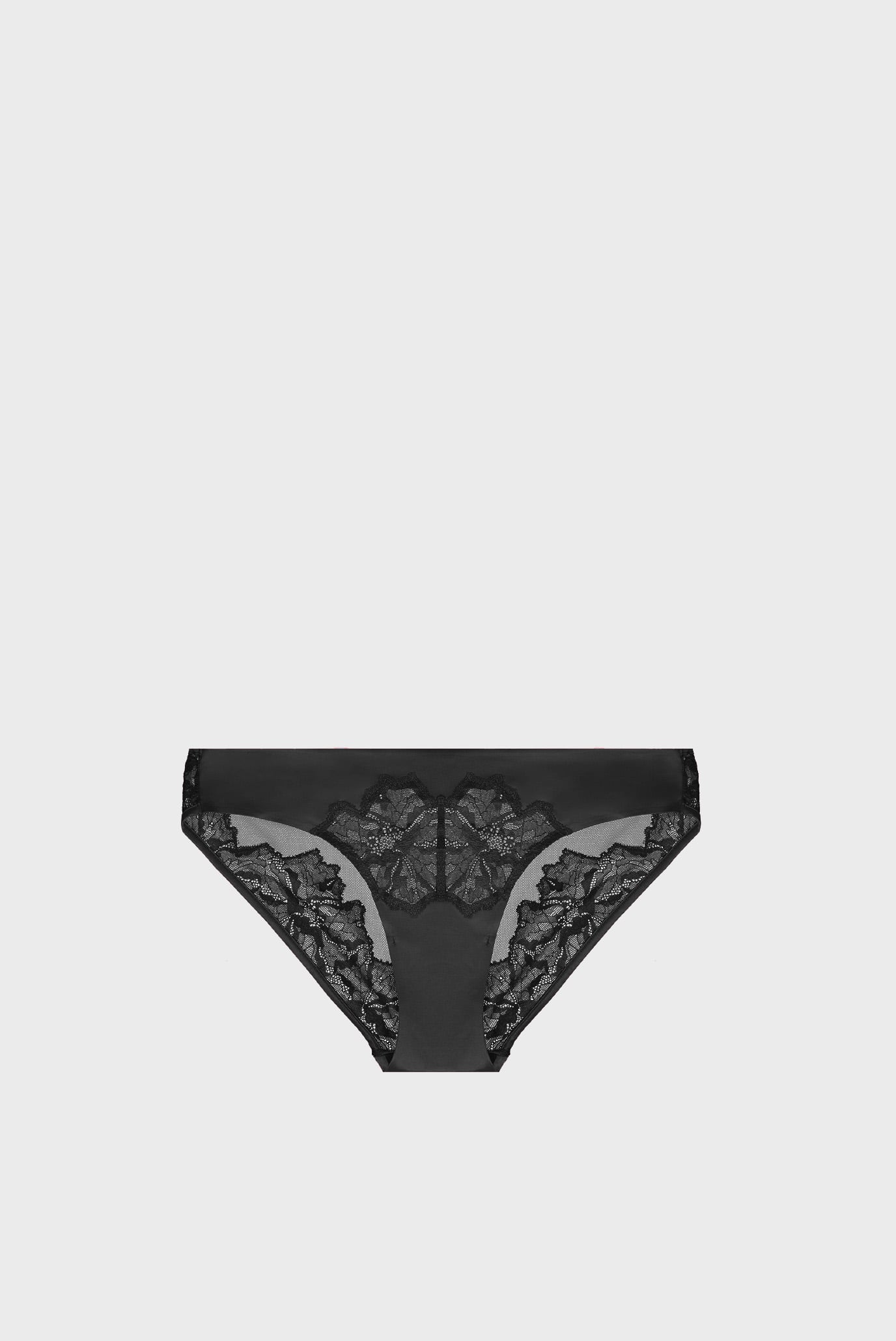 Женские черные трусики 4