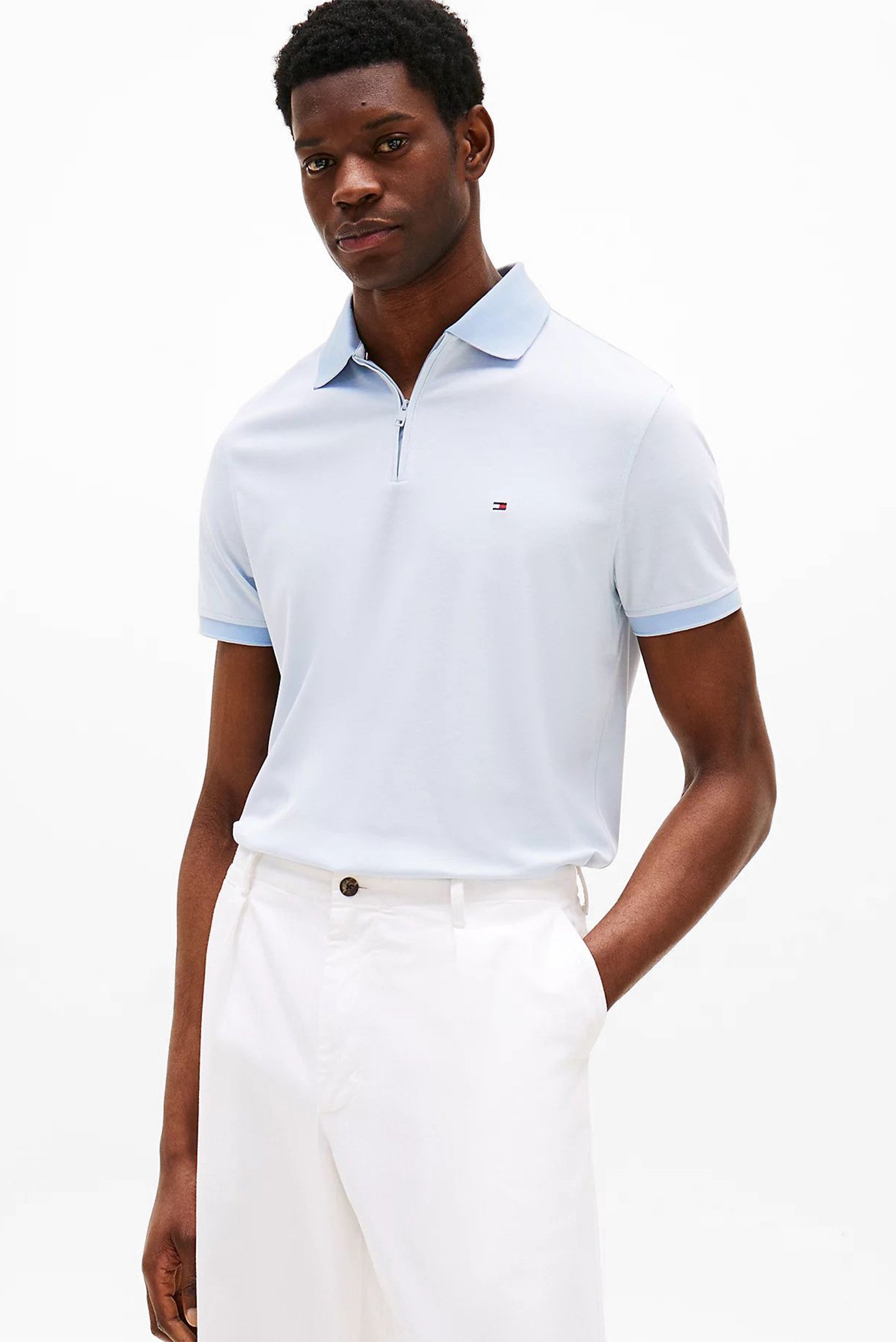 Поло PERFORMANCE OXFORD ZIP REG POLO 1