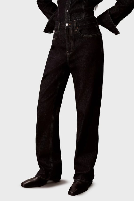 Джинсы THE STRAIGHT BOOT RESIN RINSE Calvin Klein Jeans
