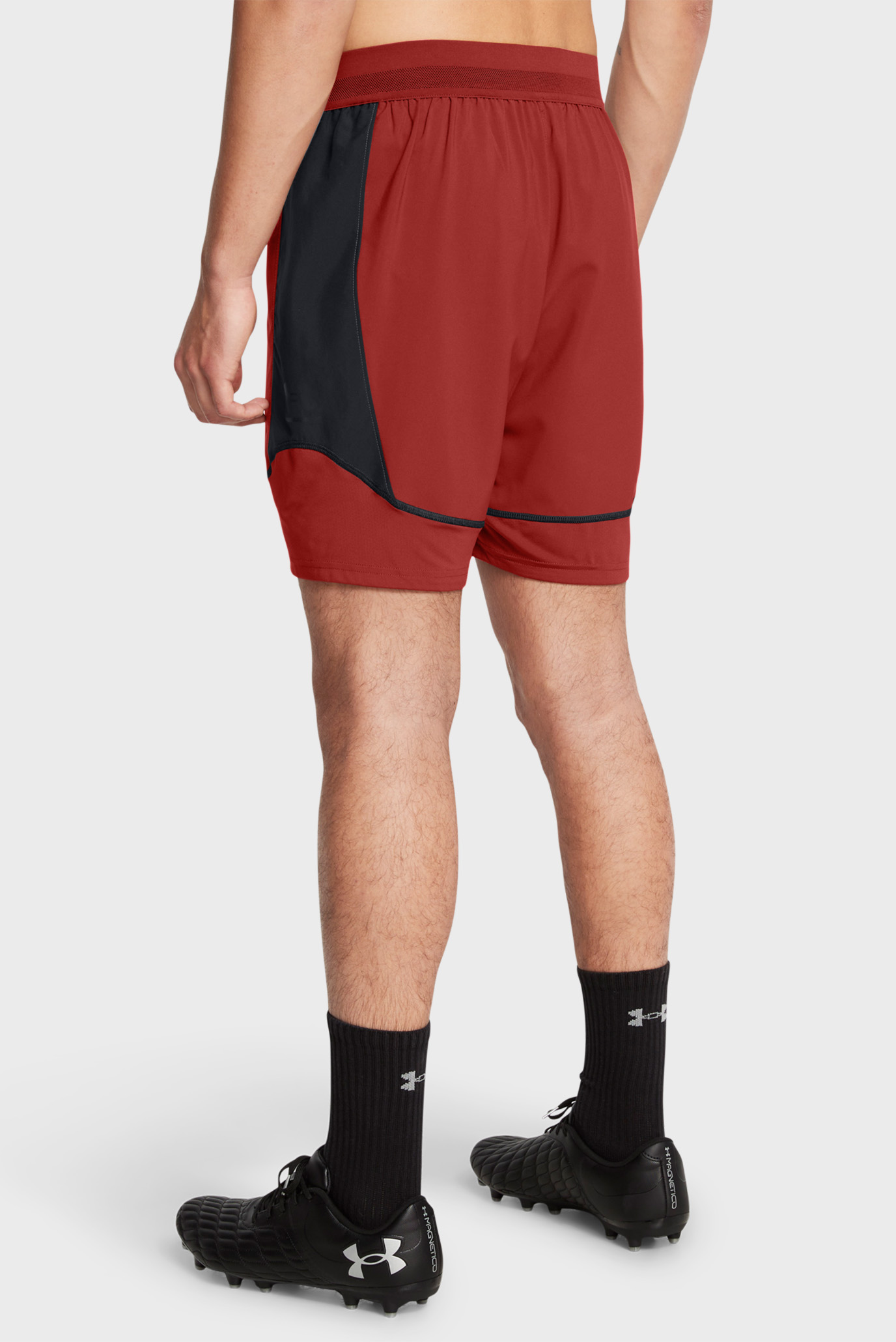 Мужские бордовые шорты UA M's Ch. Pro Train Short 3