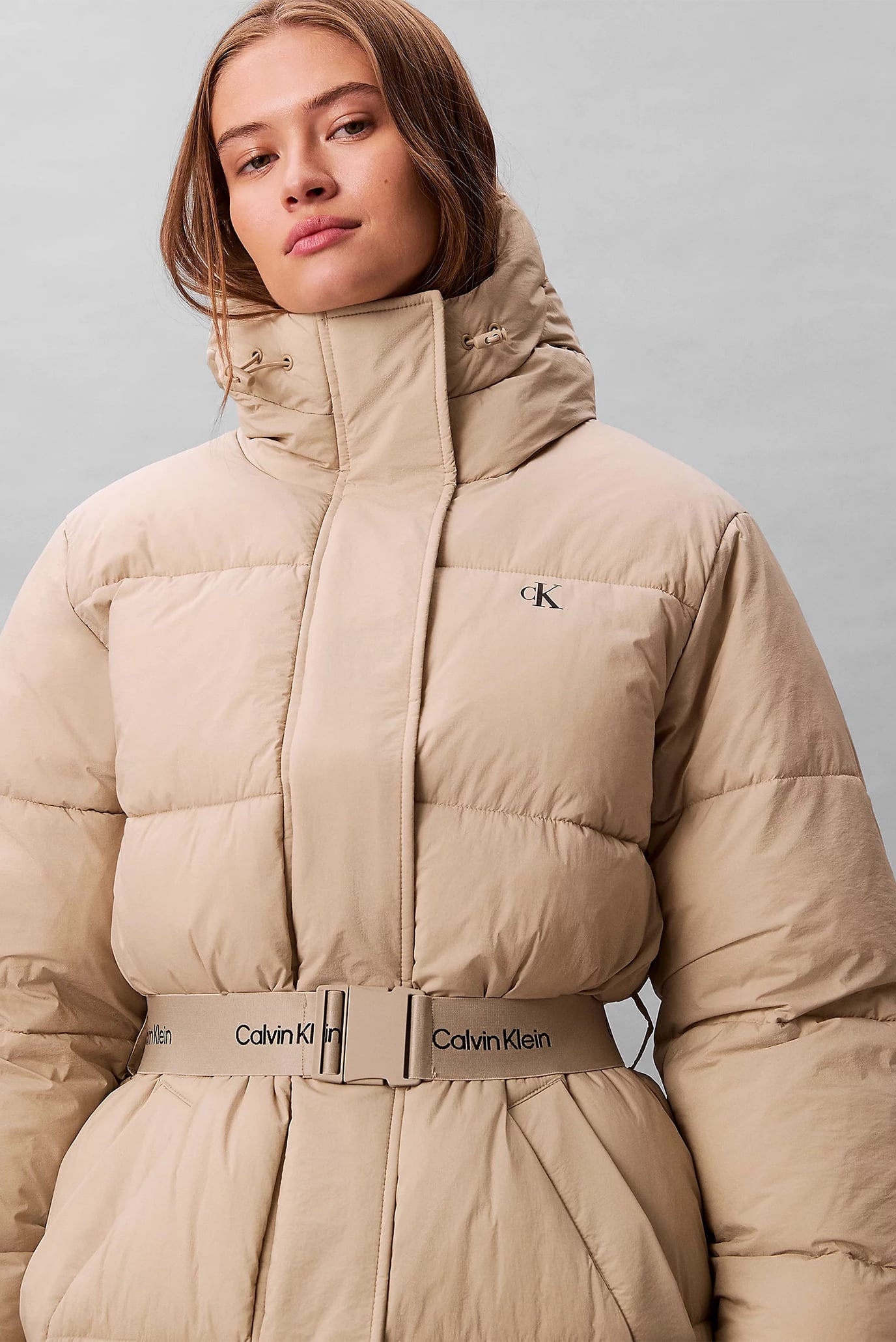 Куртка зимняя BELTED MIDWEIGHT LONG PUFFER 5