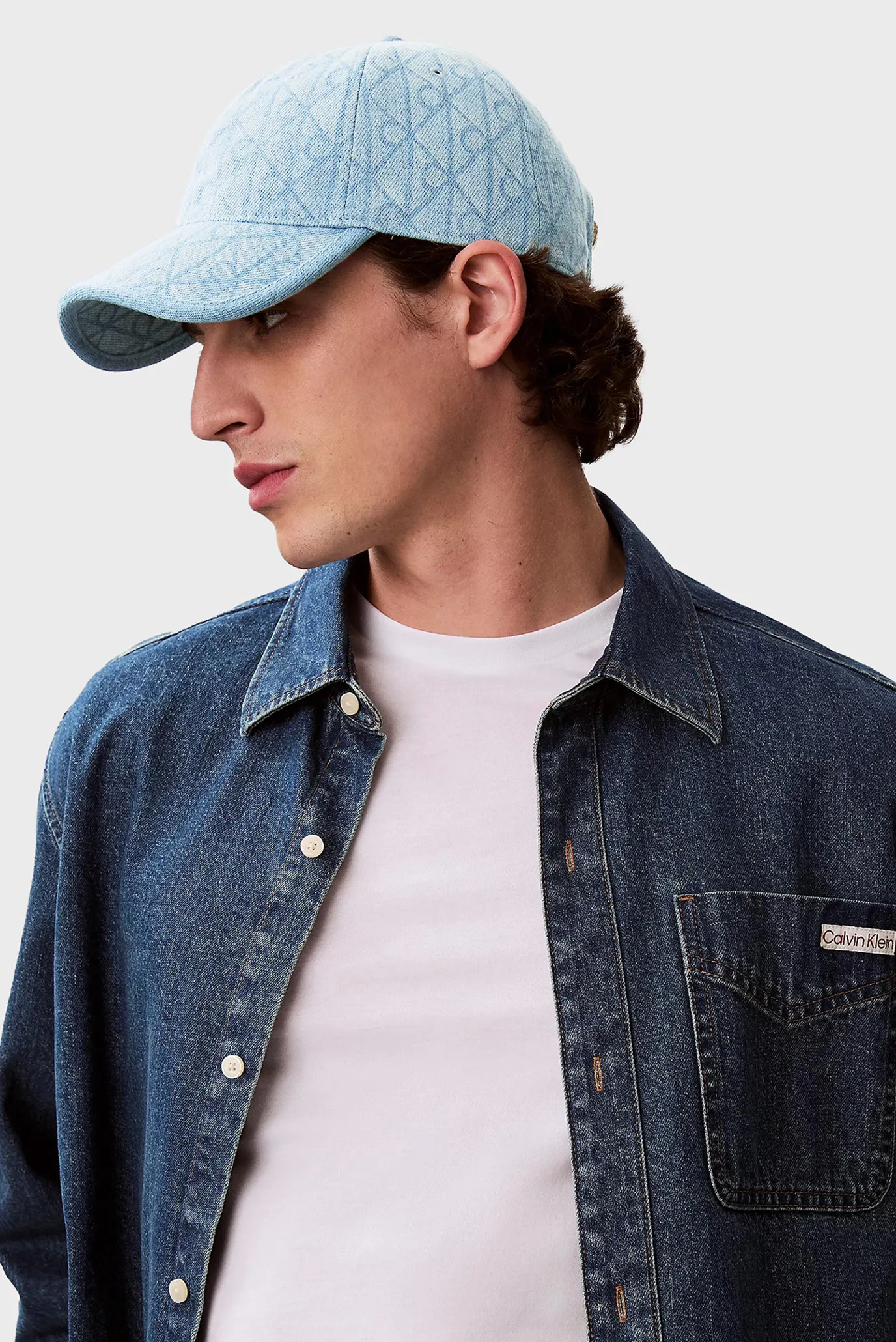 Кепка DENIM EMBLEM BURNOUT w PATCH CAP 2