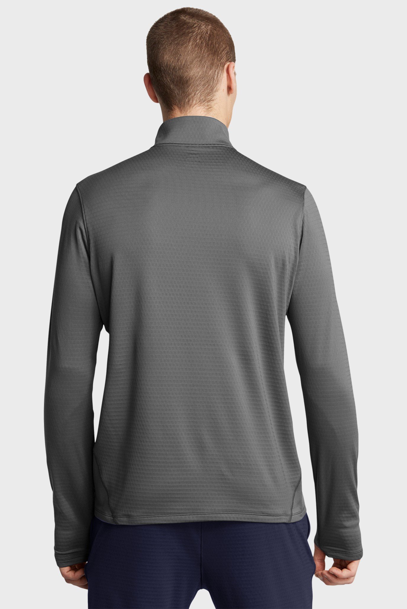 Мужская серая спортивная кофта UA Vanish CW 1 4 Zip 2