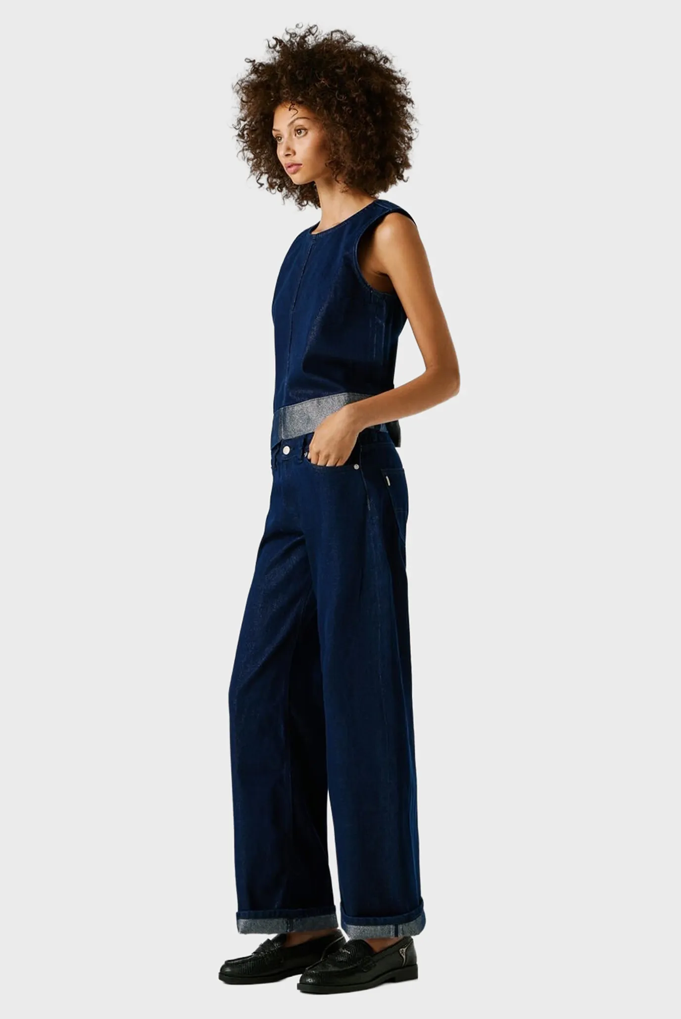 Джинсы WIDE LEG MW LINA SHINE 4