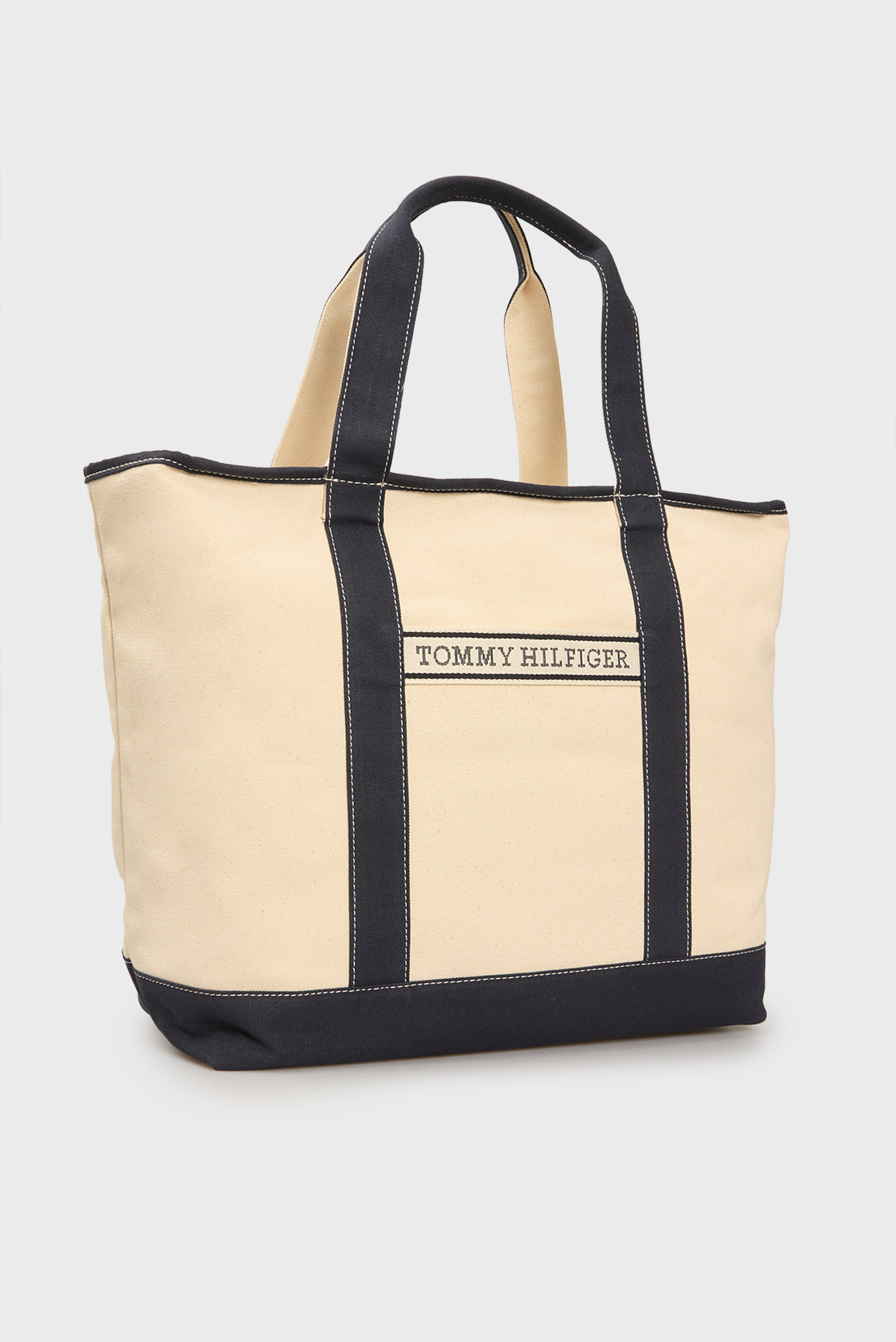 Женская бежевая сумка TH SUMMER CANVAS TOTE 3