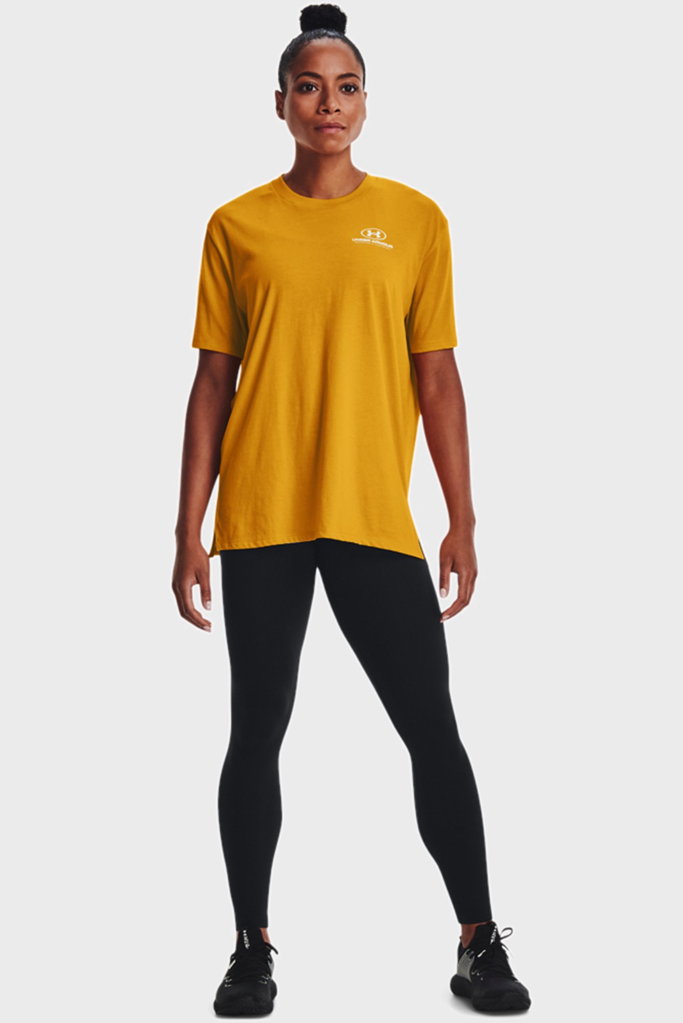 Женская оранжевая футболка Oversized Graphic SS 8