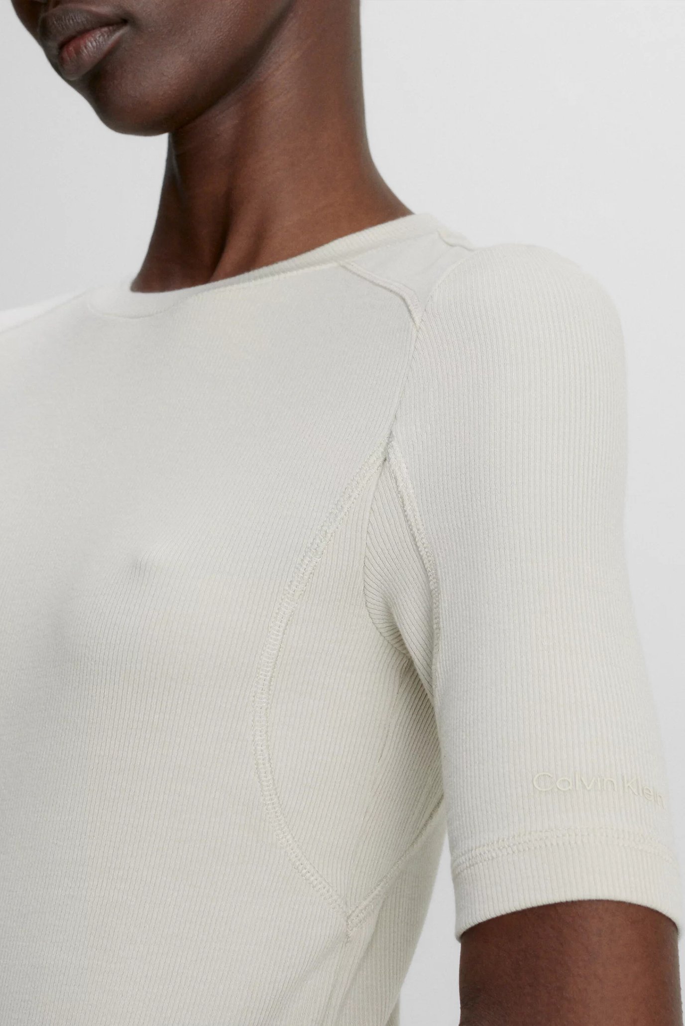 Платье MODAL RIB CREW NECK DRESS SS 3