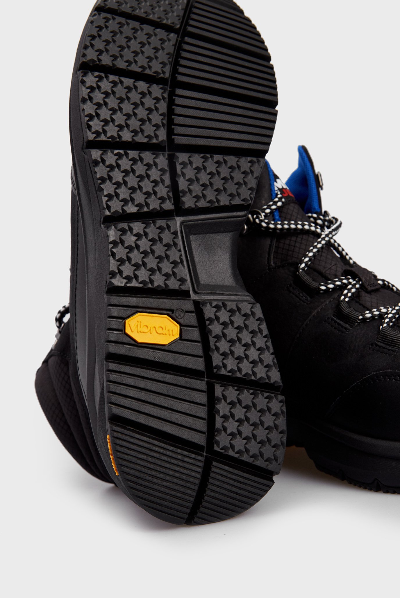 Мужские черные кожаные хайтопы HYBRID 9