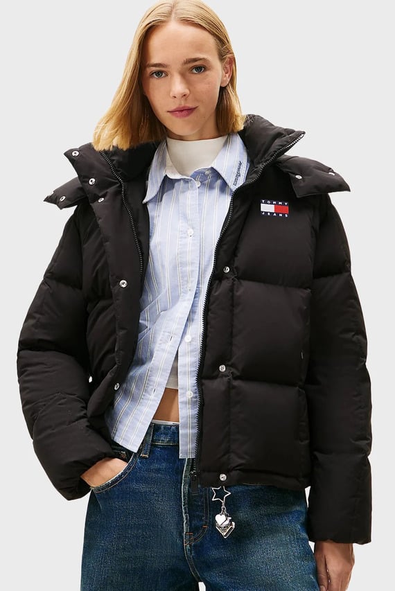 Куртка зимняя TJW ALASKA GRID DOWN JACKET EXT Tommy Jeans