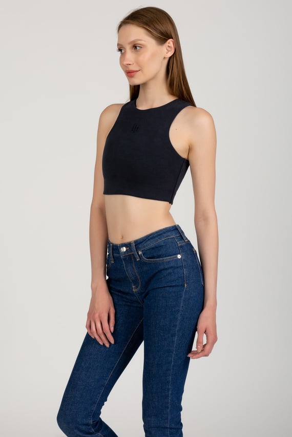 Топ SKINNY SUEDED MODAL BRA