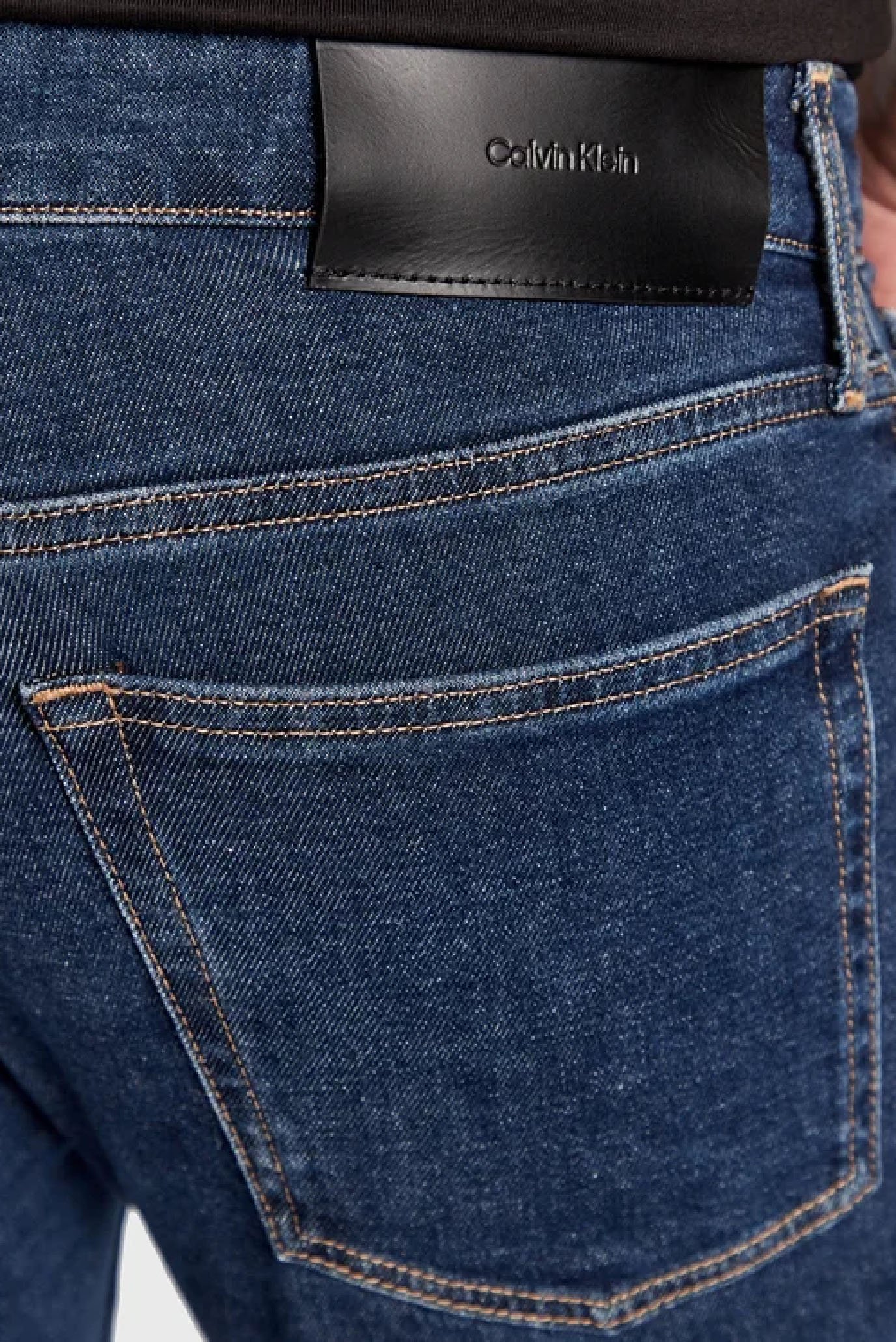 Мужские темно-синие джинсы SLIM FIT DARK BLUE 5