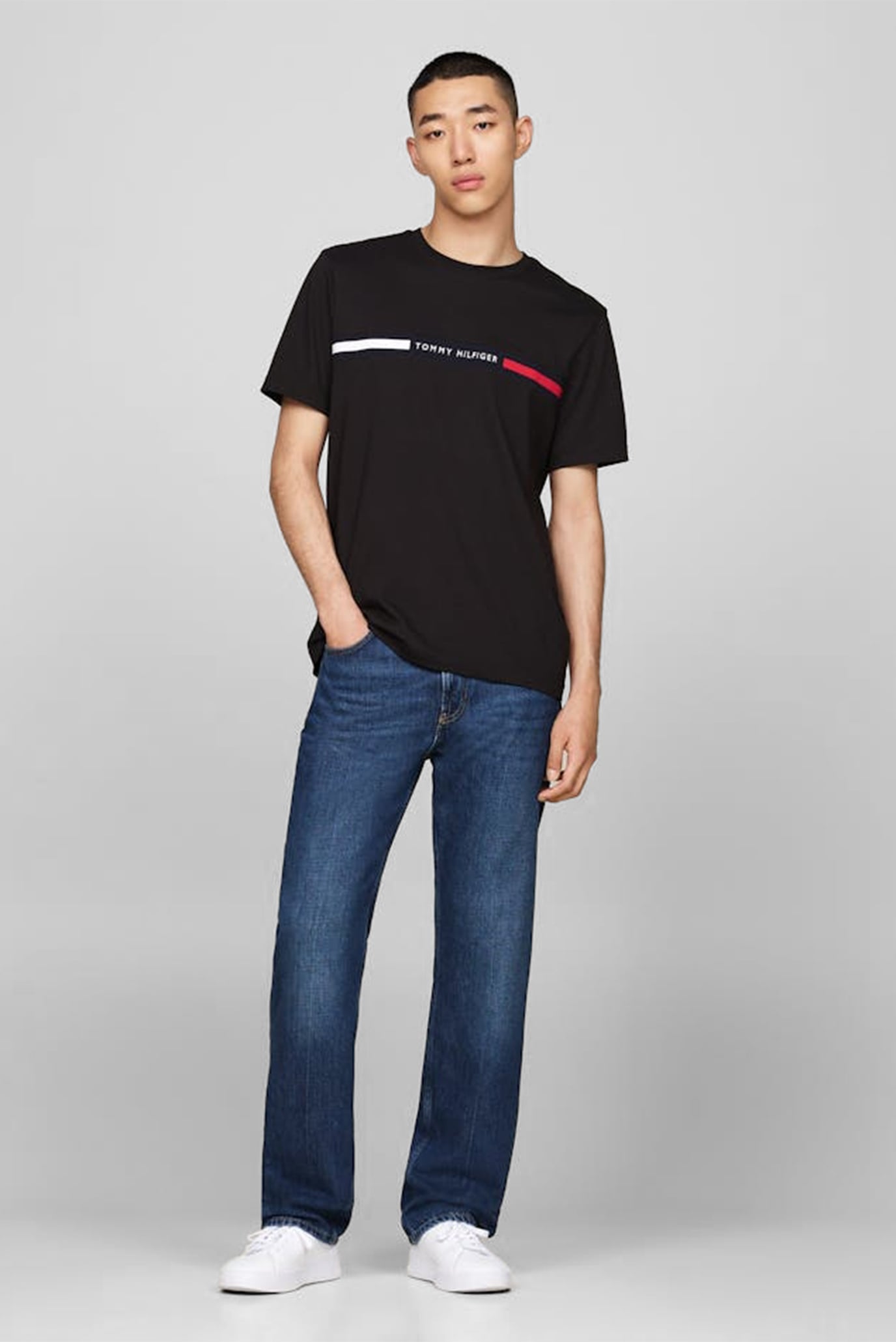 Футболка HILFIGER CHEST INSERT TEE 2
