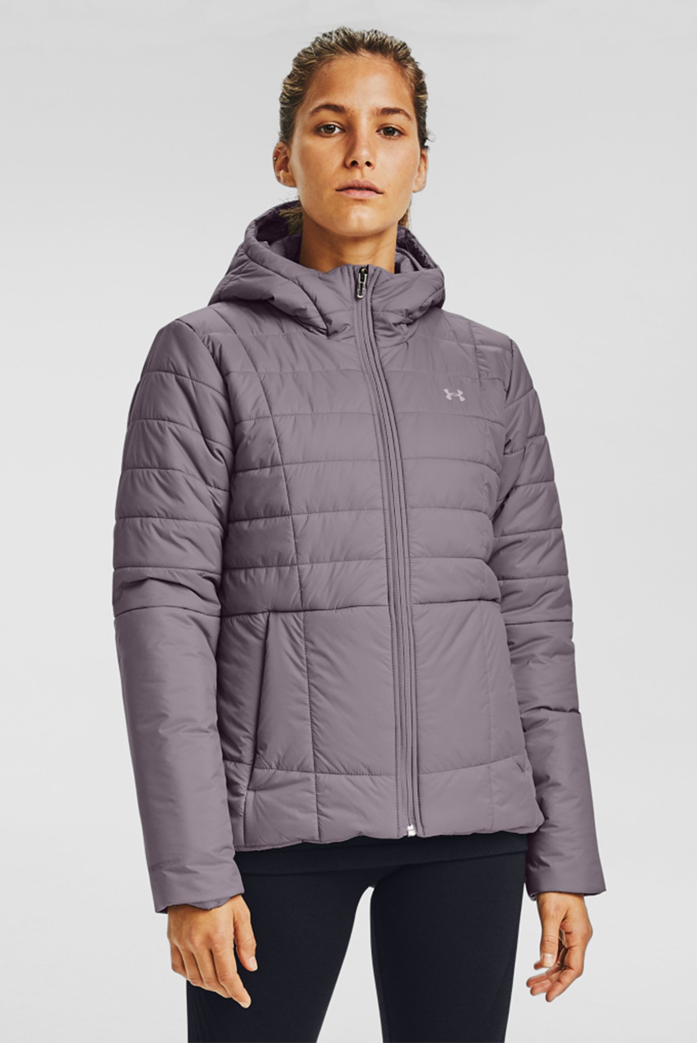 Женская сиреневая куртка UA Armour Insulated Hded Jkt 6