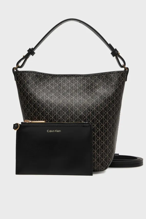 Сумка EMBLEM AOP SM BUCKET CROSSBODY Calvin Klein