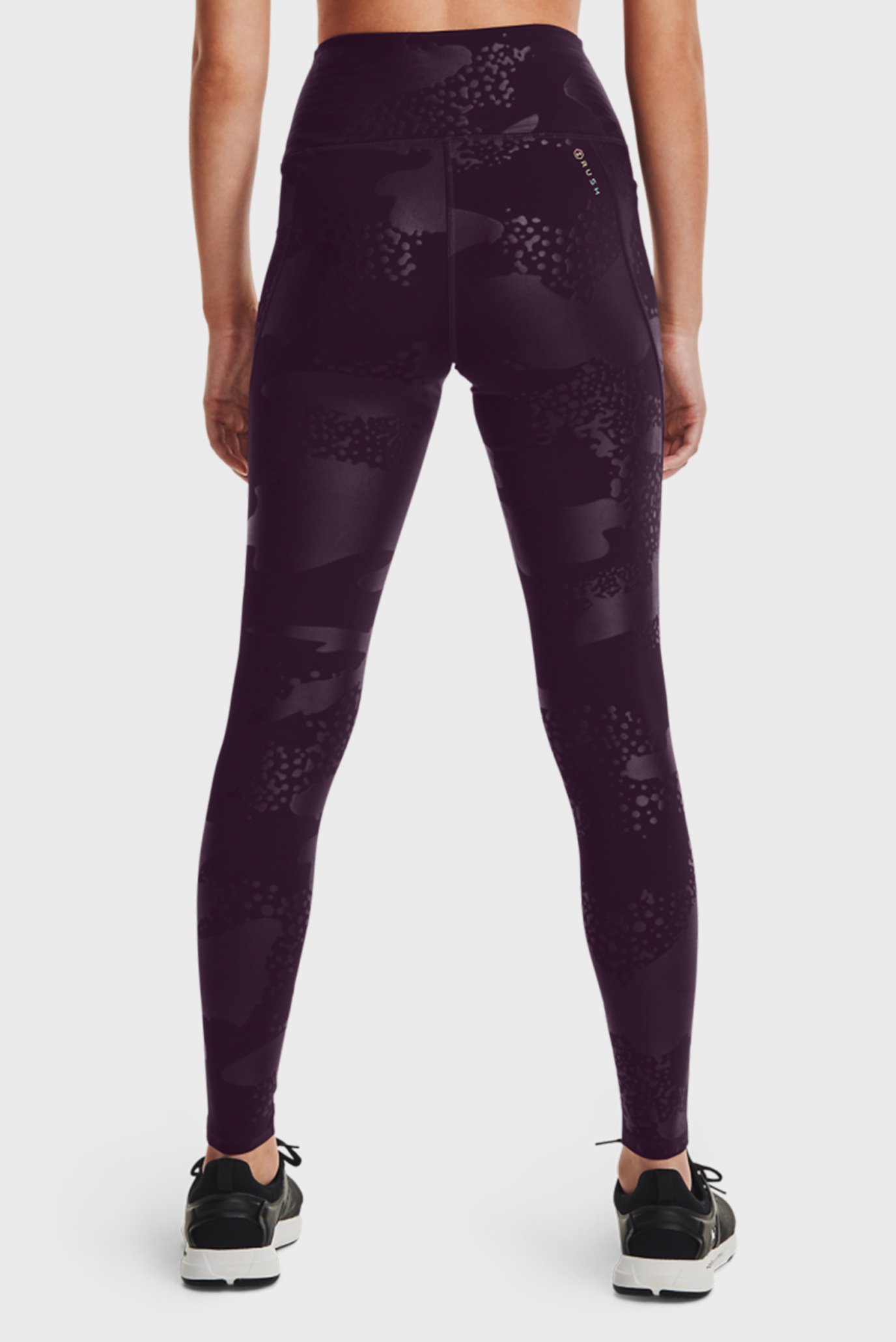 Женские фиолетовые тайтсы UA Rush Tonal Leg NS 9