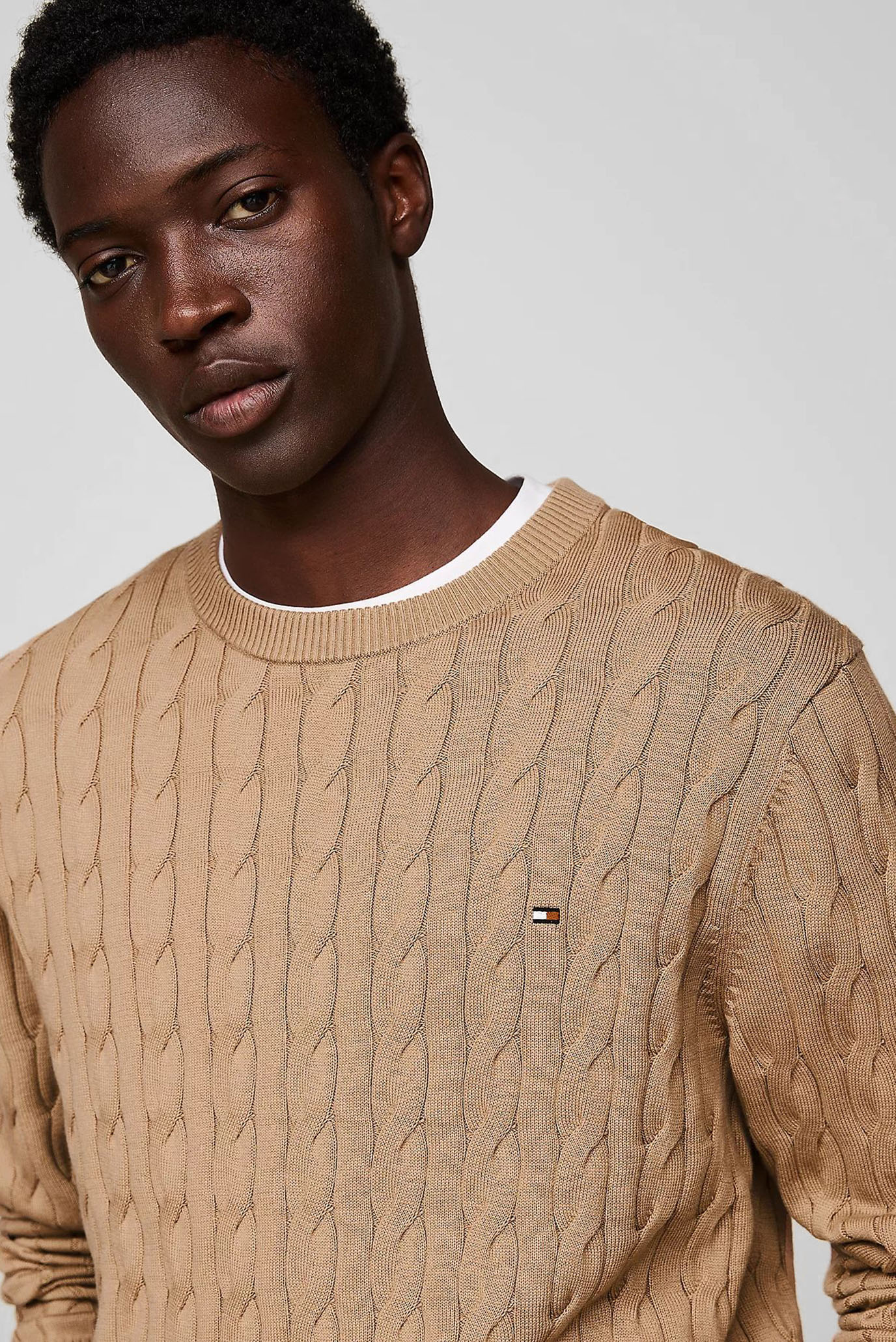 Свитер CLASSIC COTTON CABLE CREW NECK 4