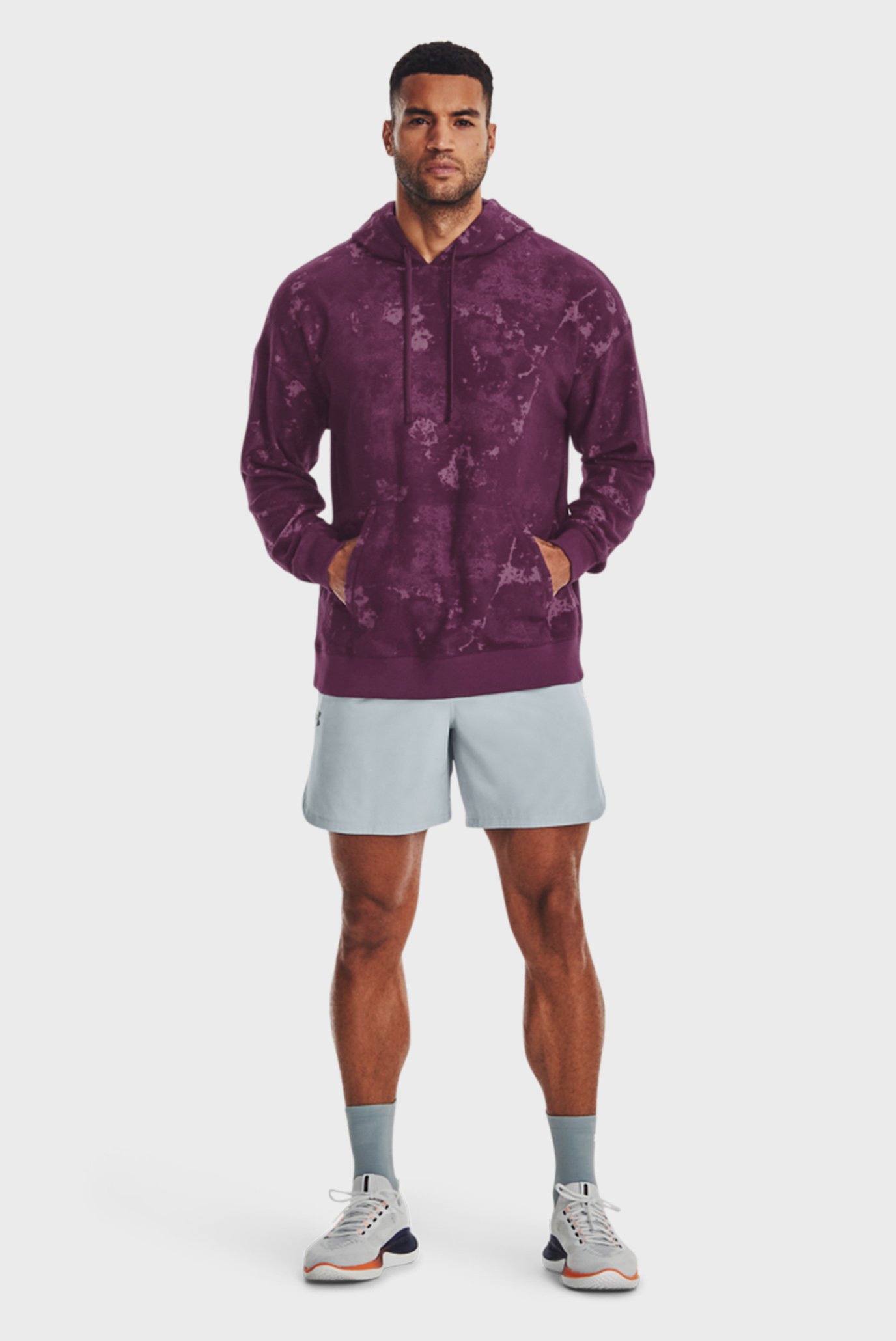 Мужские серые шорты UA Peak Woven Shorts 12